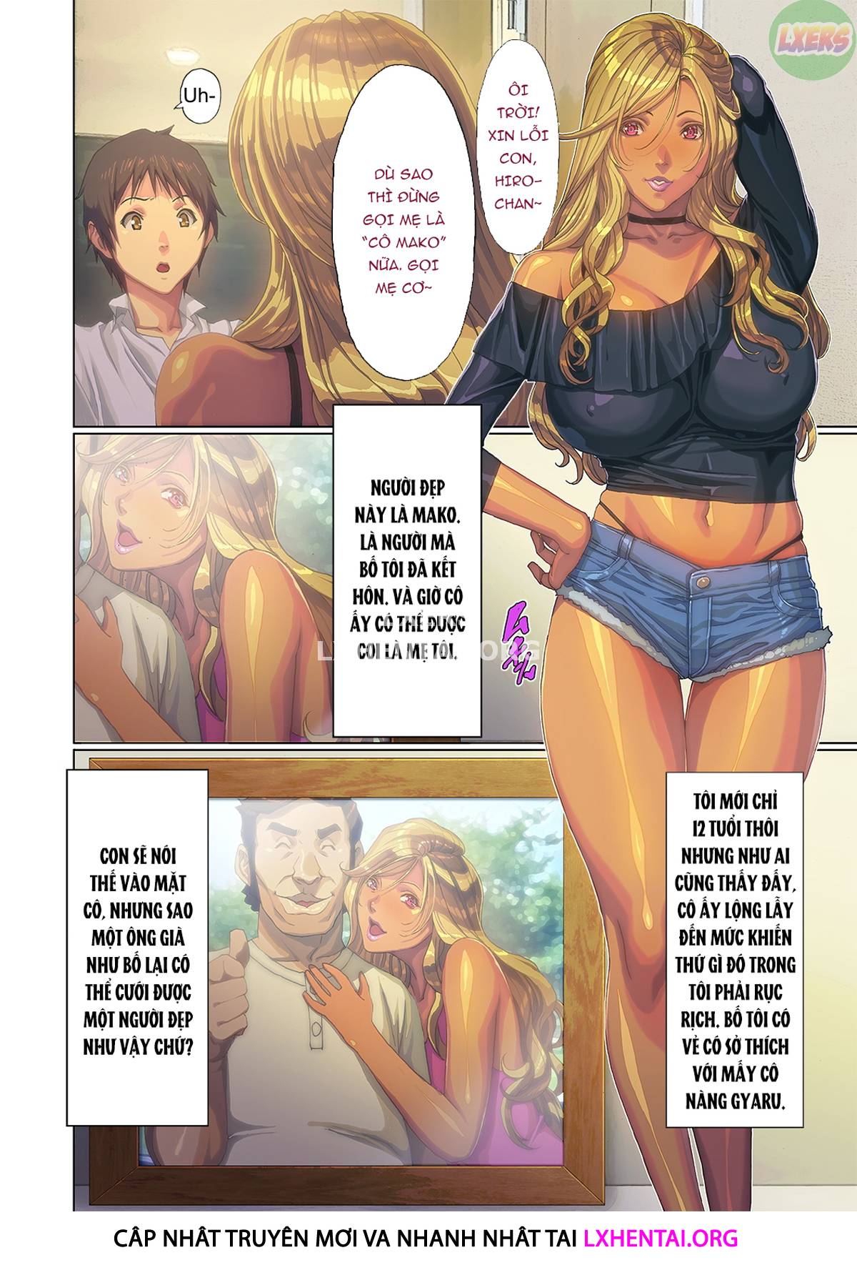 Đọc truyện hentai Mẹ Gyaru xuất hiện ở nhà tôi!! - Chap 1