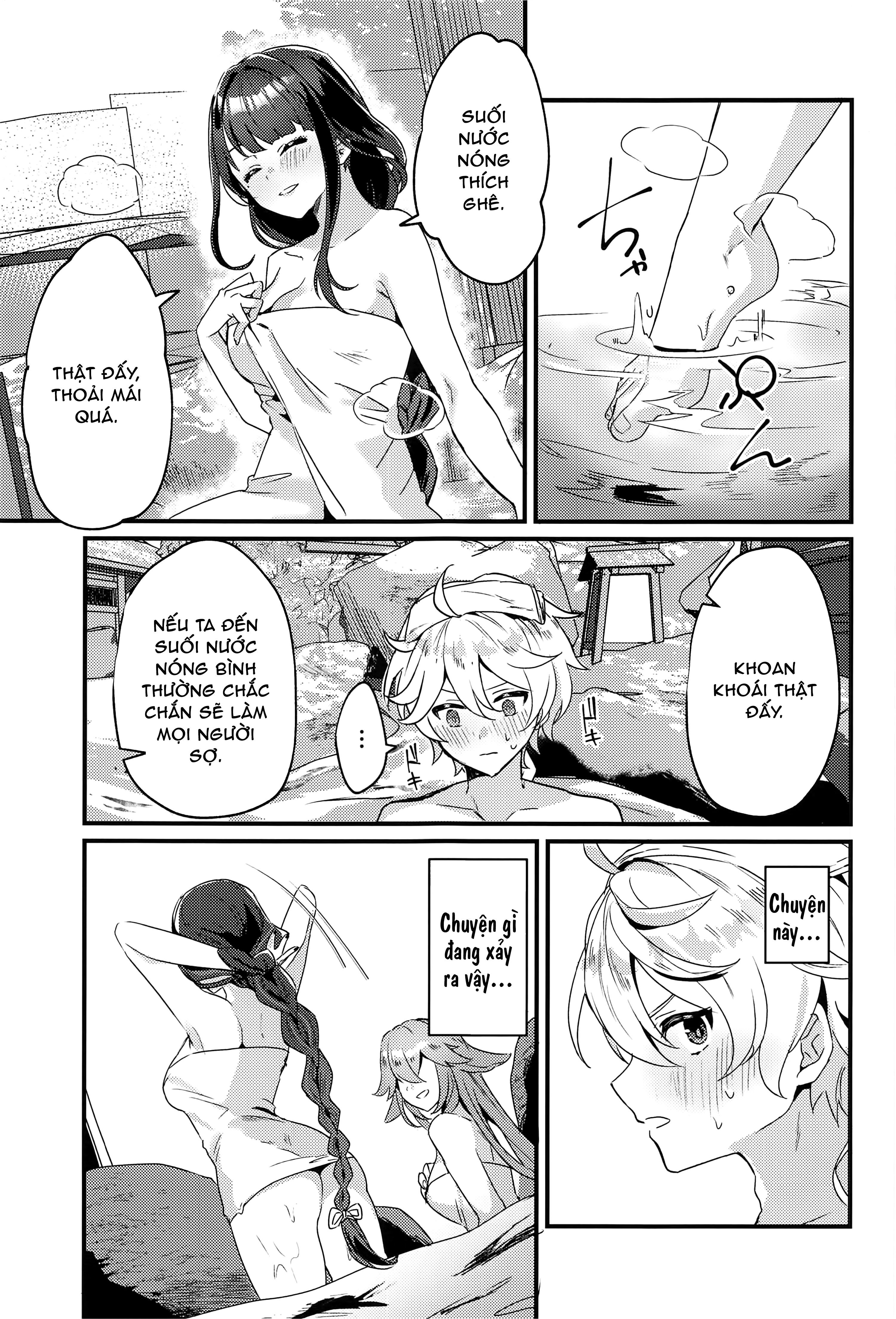 Đọc truyện hentai Kì nghỉ tại suối nước nóng Inazuma - Khổ thân ông cháu:))))