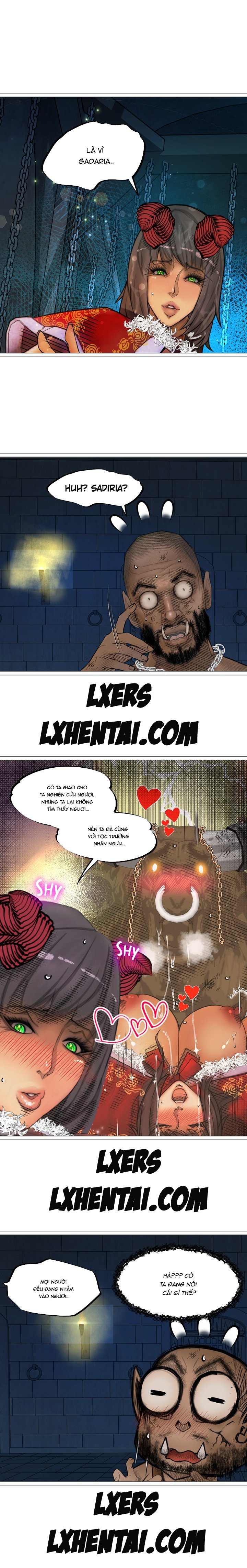 Đọc truyện hentai Nữ Hoàng Dark Elf Và Nô Lệ Orc - Chap 12