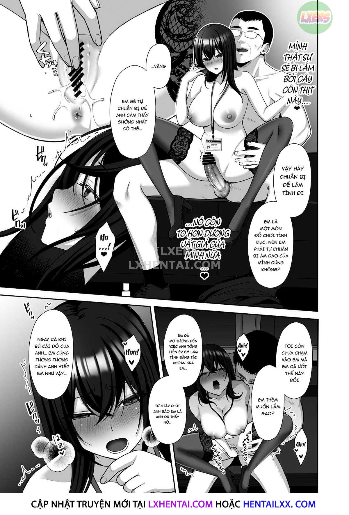 Đọc truyện hentai An Office Lady's Behind The Scenes Masochistic Onahole Training Chap 1
