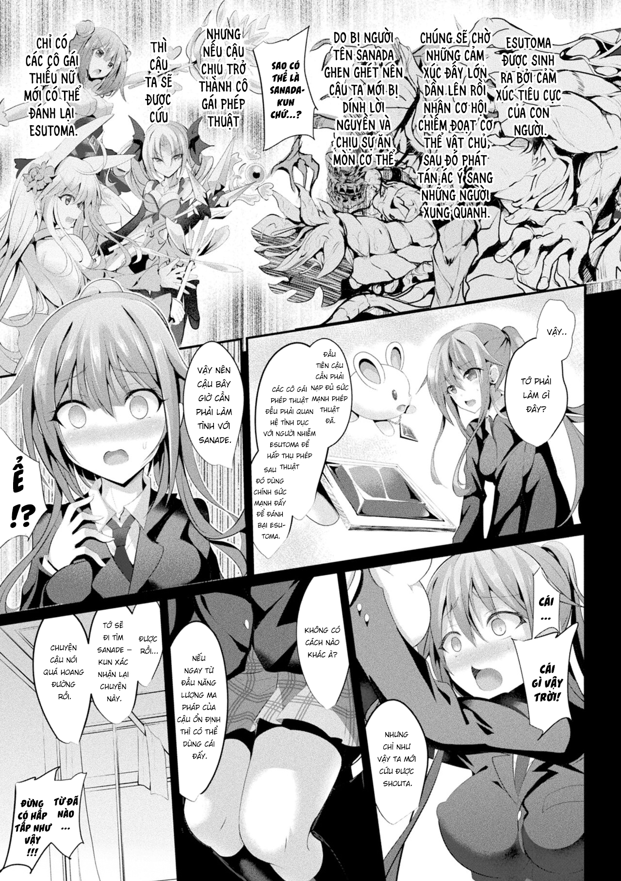 Đọc truyện hentai Thiếu nữ ma thuật - Chap 1