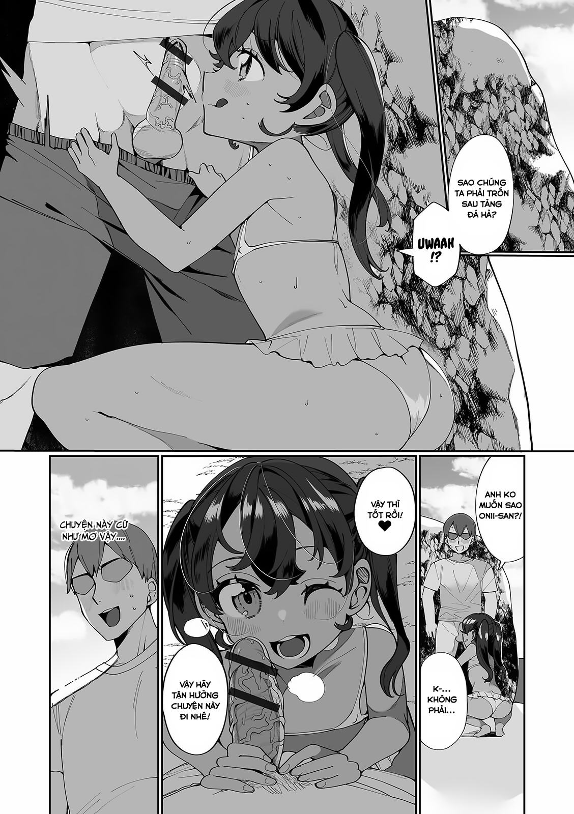 Đọc truyện hentai Natsu wa Atsui zo♥ Koi no Kisetsu - Oneshot