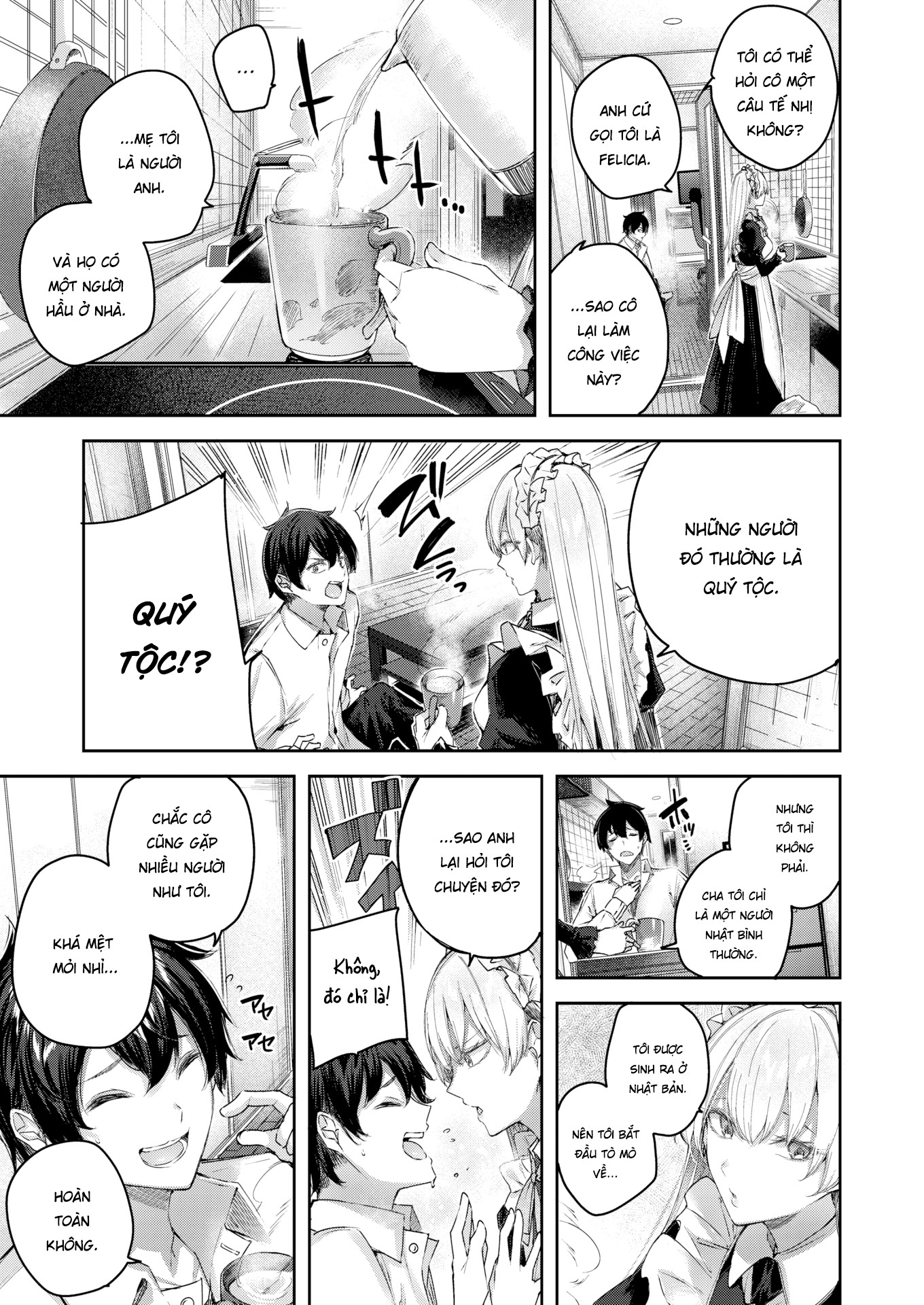 Đọc truyện hentai Dịch Vụ Nàng Hầu Thơ Ngây - Oneshot