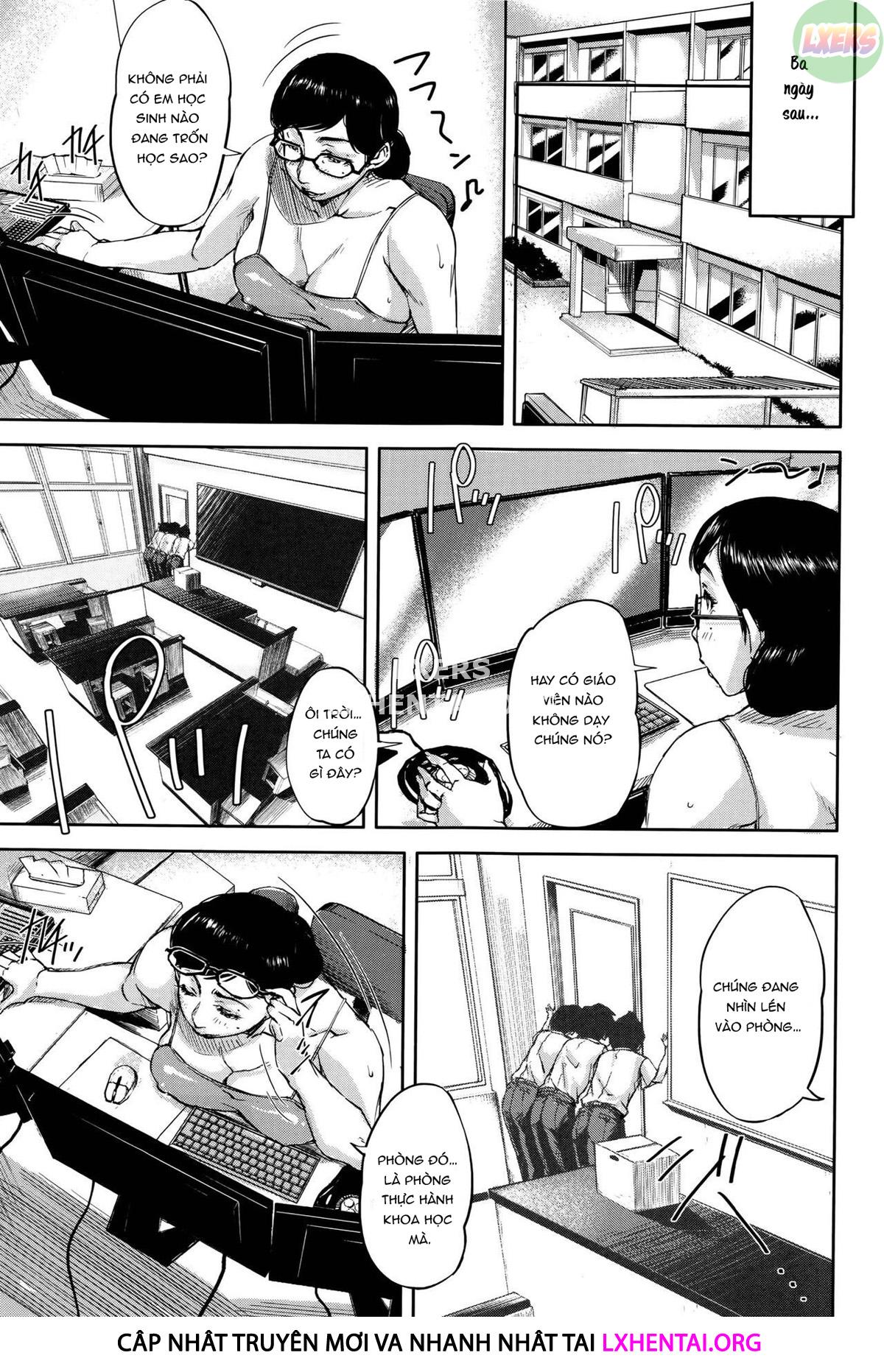 Đọc truyện hentai Jokyoushi Chitai Tousatsuroku - Chap 4