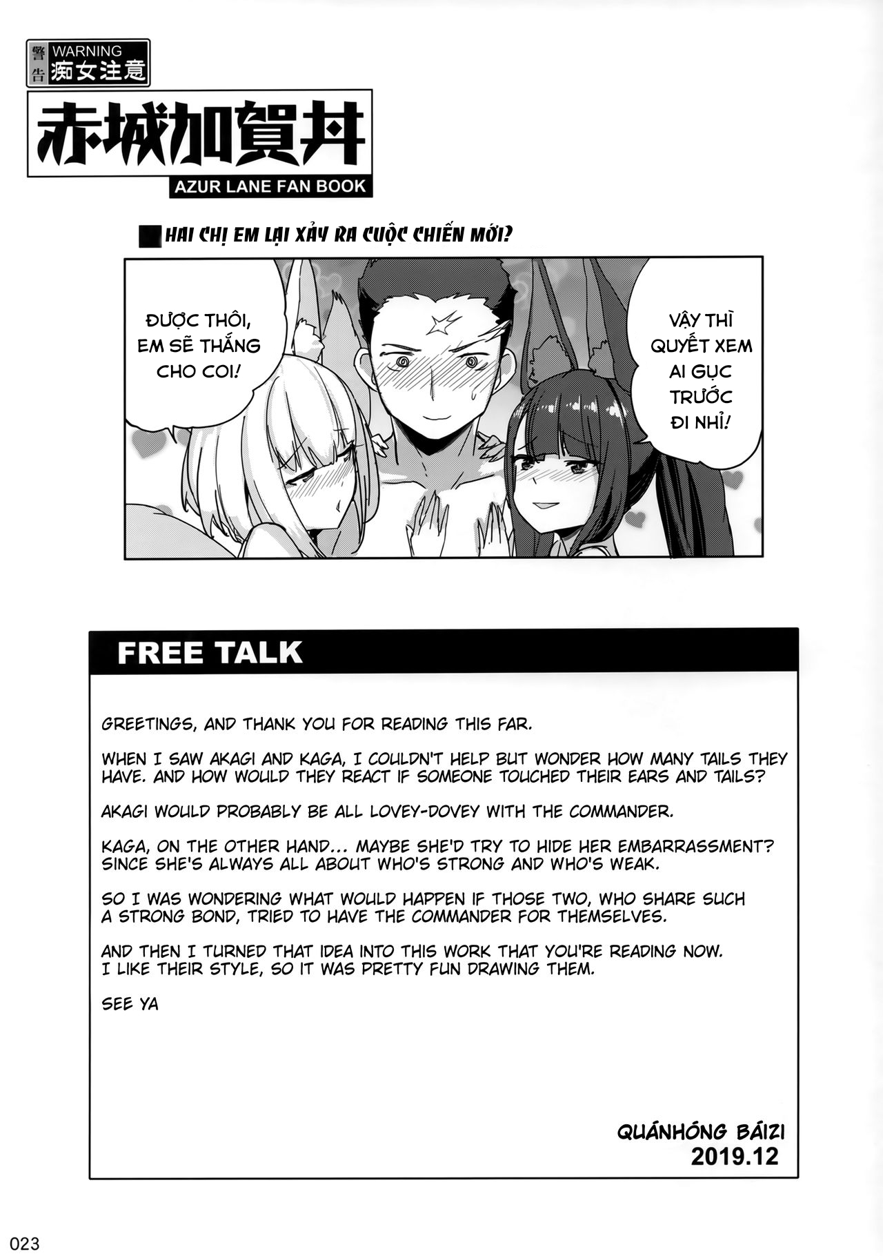 Đọc truyện hentai Akagi Kaga Don - Oneshot