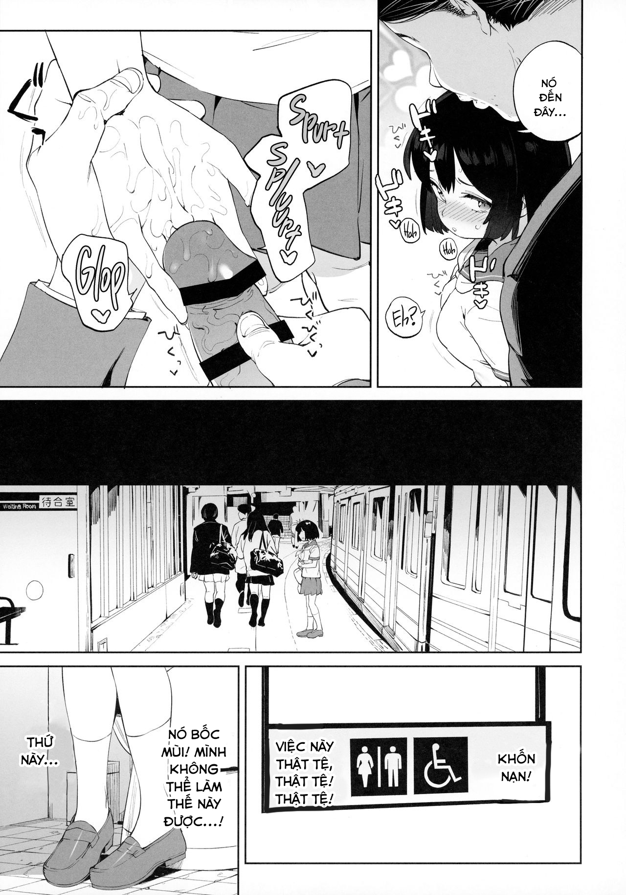 Đọc truyện hentai Chinpo no Dekasa de shika Otoko no Kachi ga Wakaranaku Natta - Oneshot