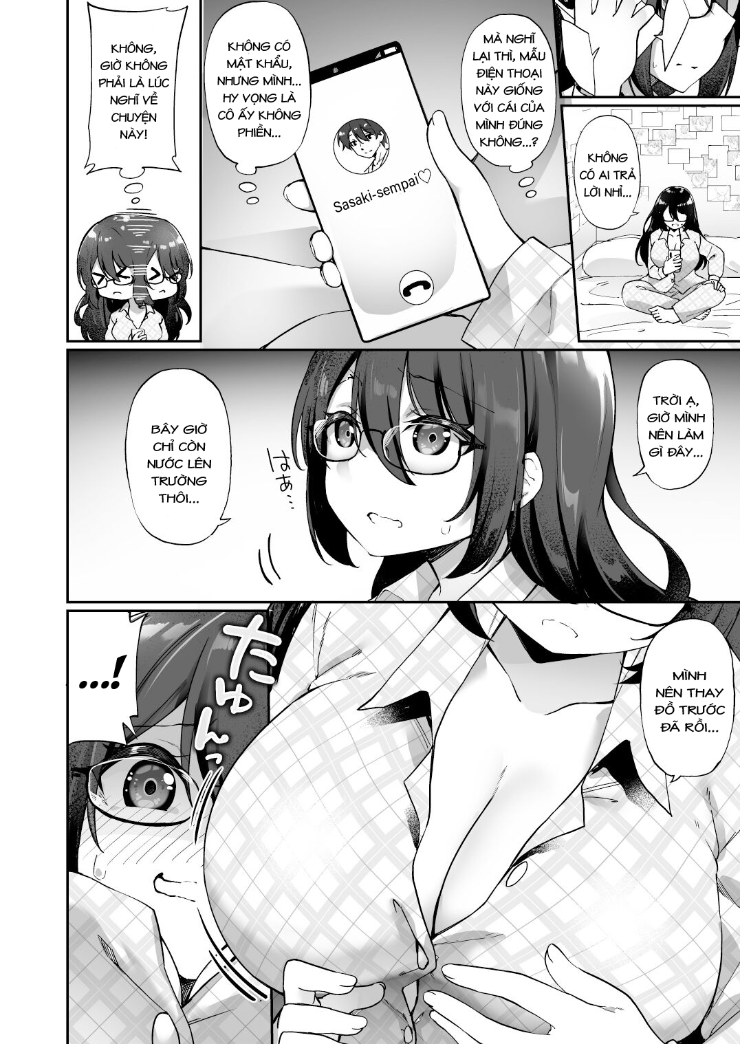 Đọc truyện hentai Boku No Koe O Kiku Dake De Hatsujou Shichau Yandere Kyonyuu Kouhai Ni Karada O Irekaerarete Shimatta! - Oneshot
