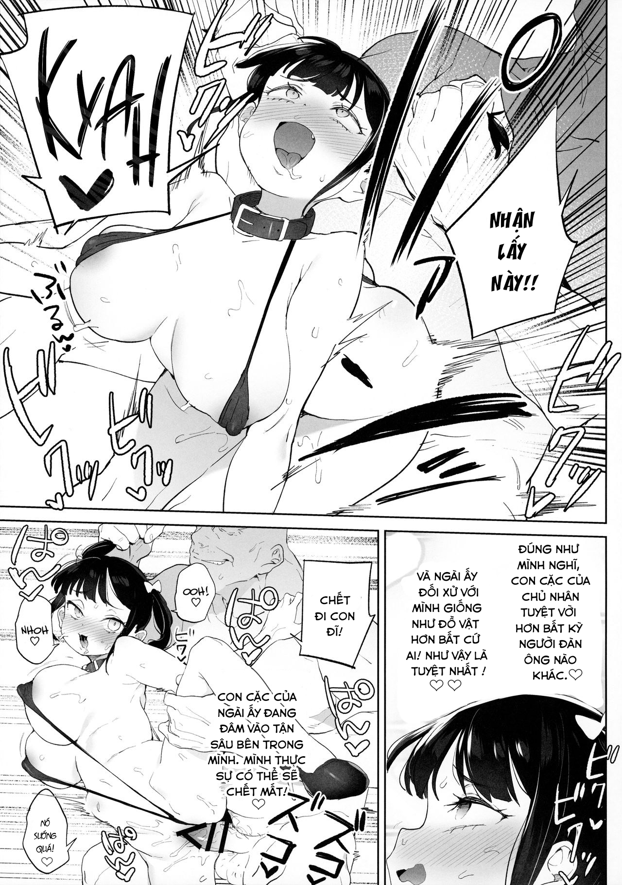 Đọc truyện hentai Chinpo no Dekasa de shika Otoko no Kachi ga Wakaranaku Natta - Oneshot