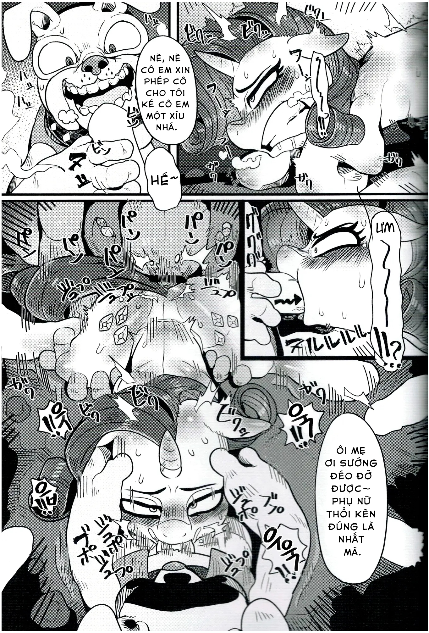 Đọc truyện hentai Một buổi sếch giữa ngựa và chó - Oneshot