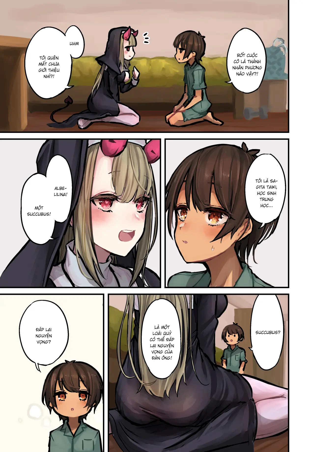 Đọc truyện hentai Konban wa Sister Succubus - Oneshot