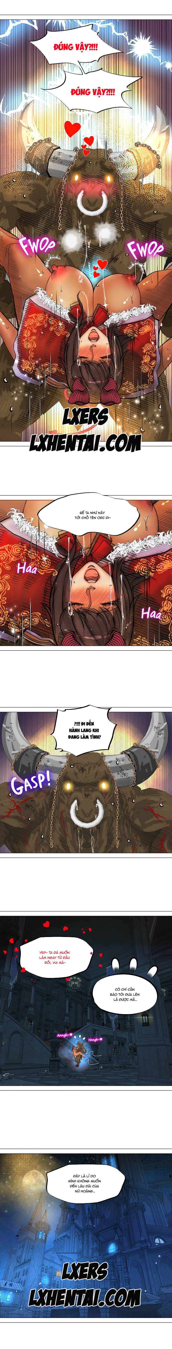 Đọc truyện hentai Nữ Hoàng Dark Elf Và Nô Lệ Orc - Chap 8