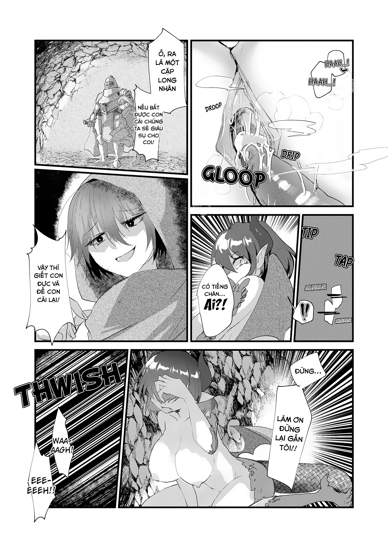 Đọc truyện hentai Đêm đầu tiên ngọt ngào của cặp đôi Long tộc! - Oneshot