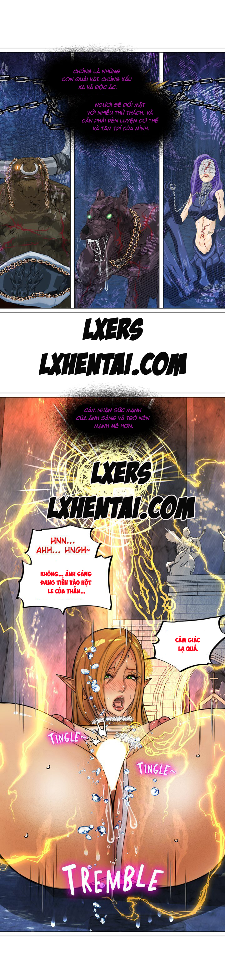 Đọc truyện hentai Nữ Hoàng Dark Elf Và Nô Lệ Orc - Chap 10