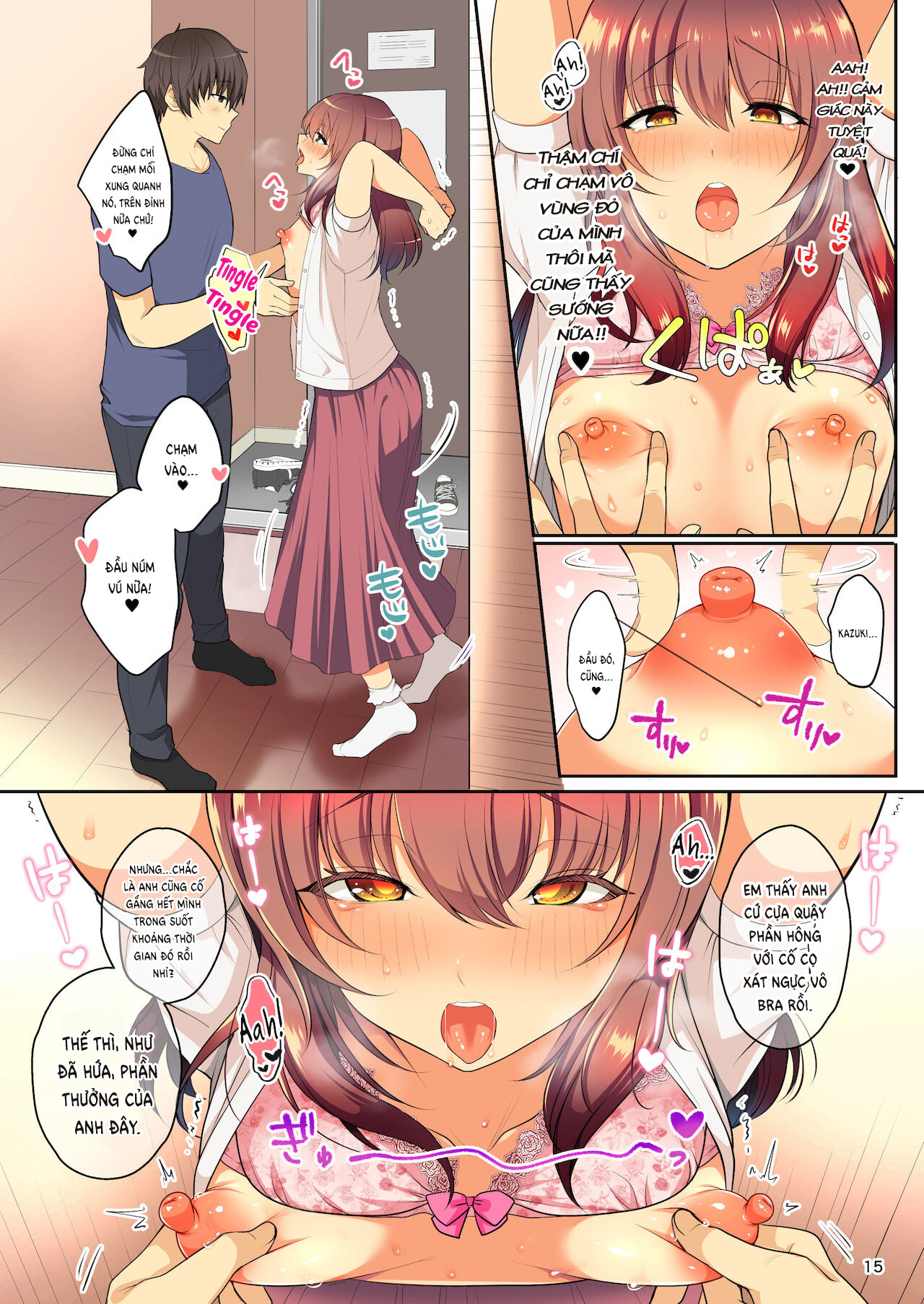Đọc truyện hentai Senpai no Oppai ~Josou Date Hen~ - Oneshot.