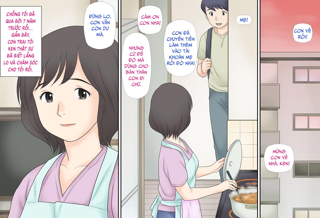 Đọc truyện hentai Bí mật của mẹ con tôi - Oneshot