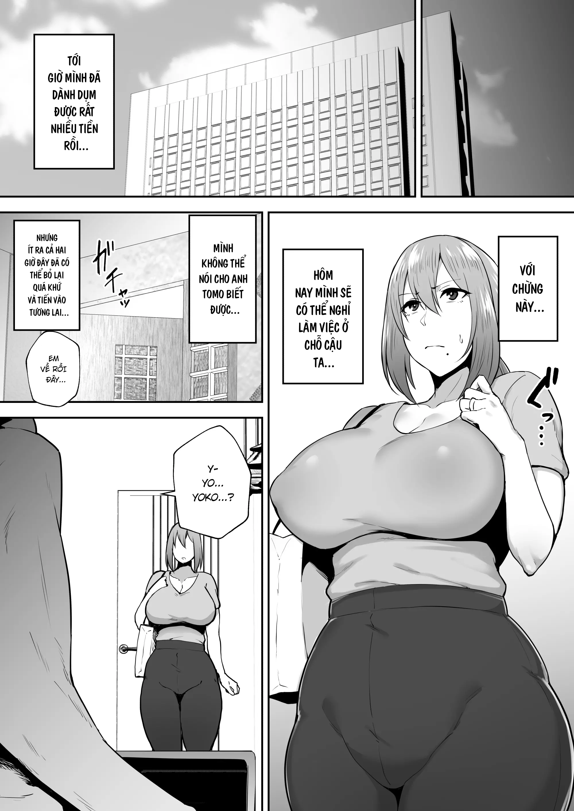 Đọc truyện hentai Vợ ngực bự Yoko - Làm bảo mẫu cho một cậu trai ở chung cư - Chap 3