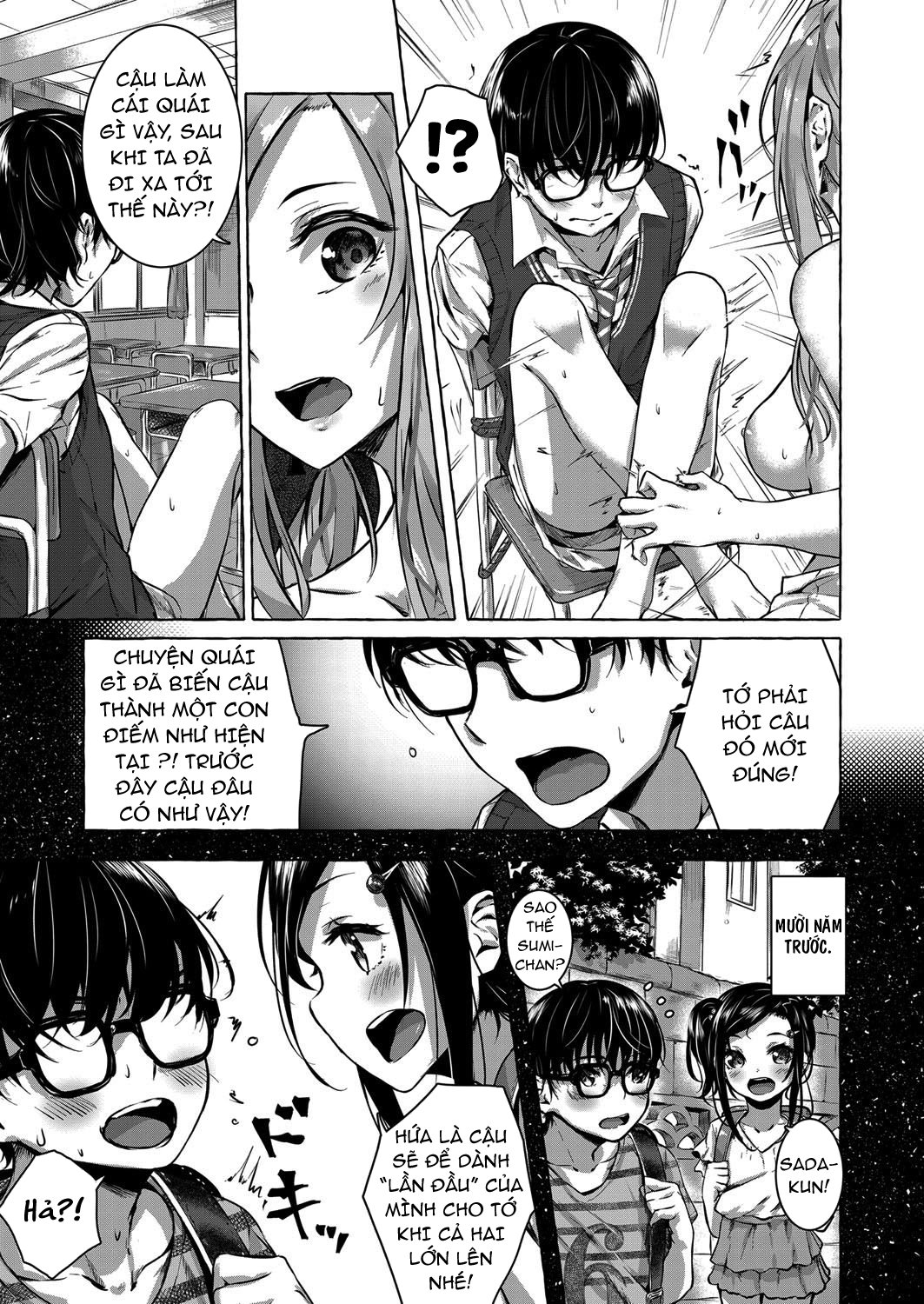 Đọc truyện hentai Chuyện về cậu thanh niên mất trinh khi bị hiếp bởi chính bạn thuở nhỏ, cũng là một gyaru dâm đãng! - Oneshot