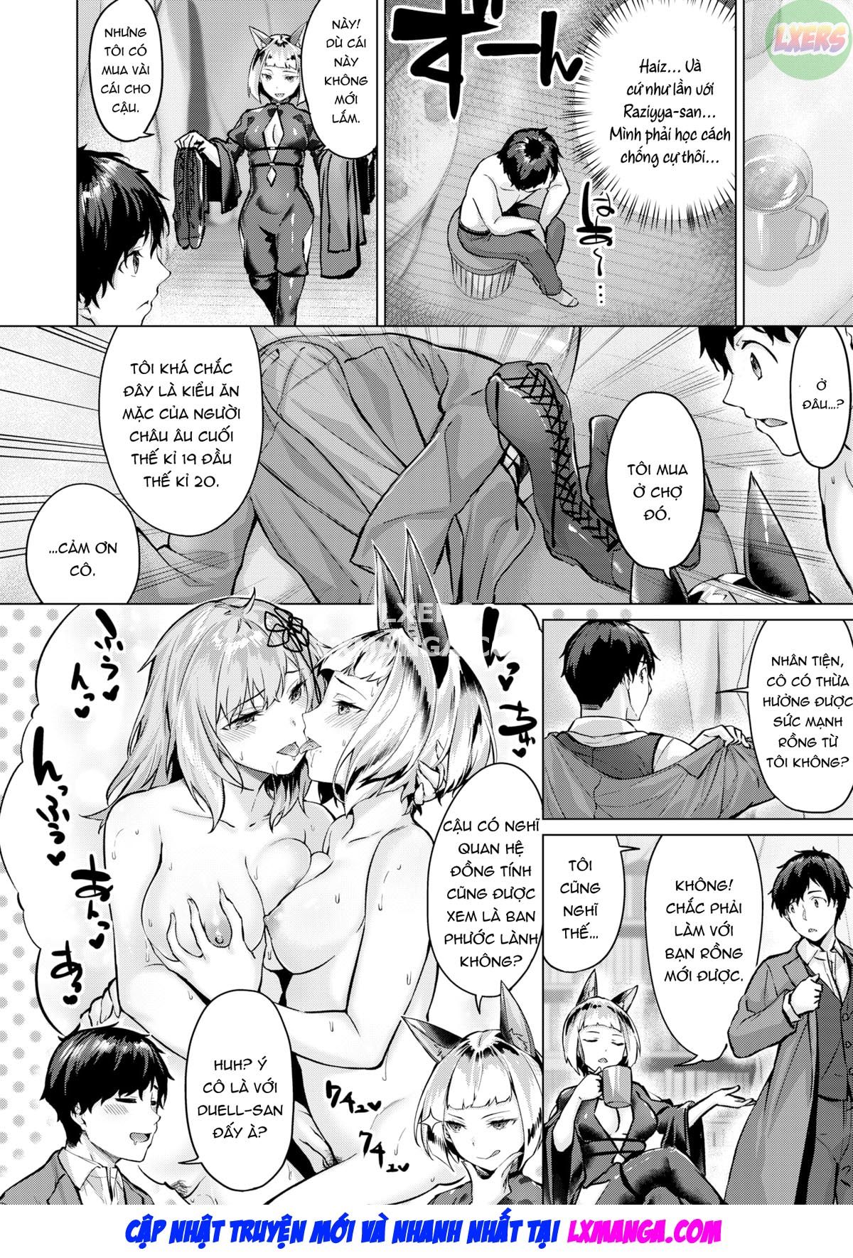 Đọc truyện hentai Drache Freund ~Bạn đồng hành của rồng~ - Chap 3 | Cat-Eared Whip-Wielder
