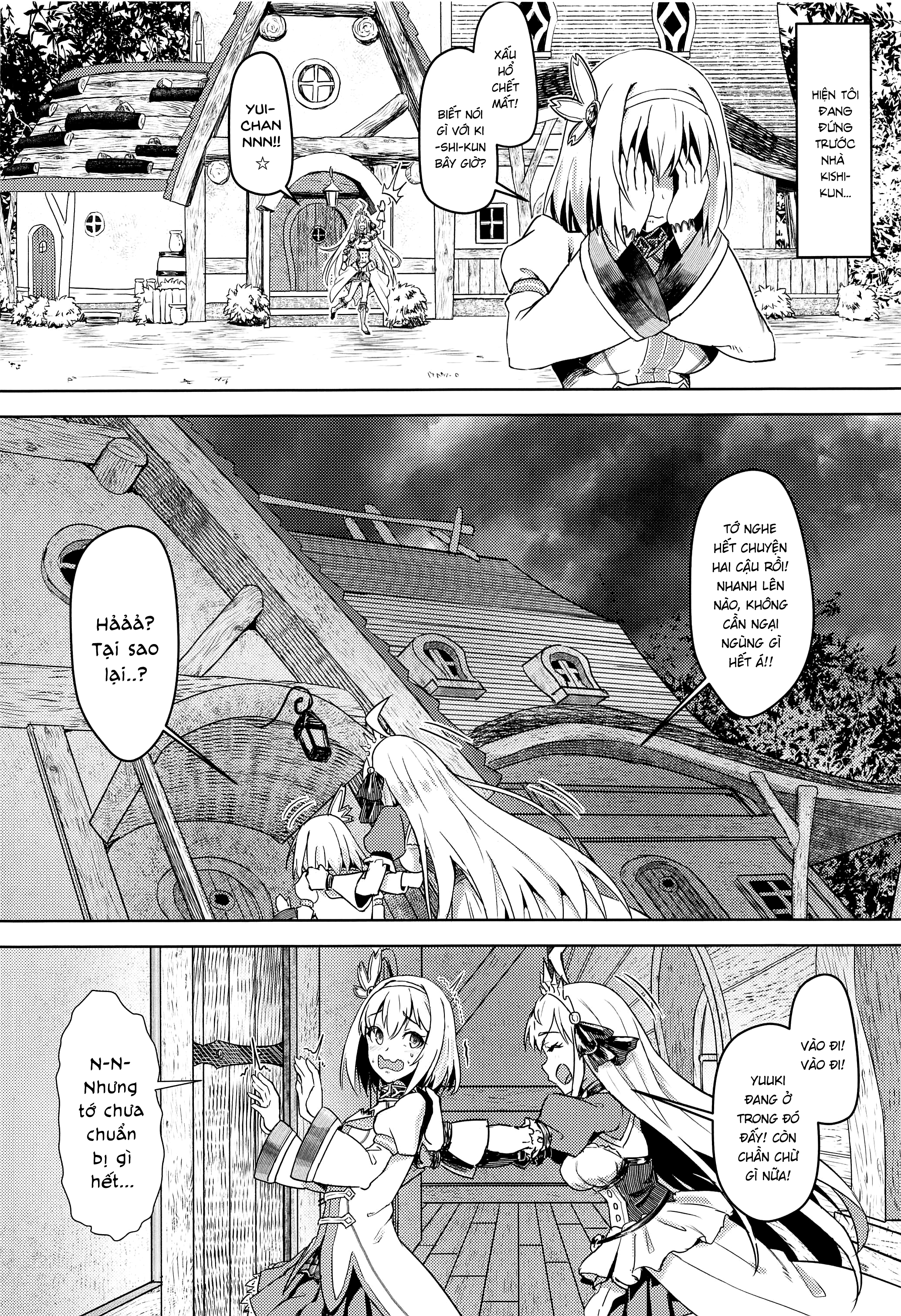 Đọc truyện hentai Yui-chan to Kishi-kun Futarikiri no Hitotoki Oneshot