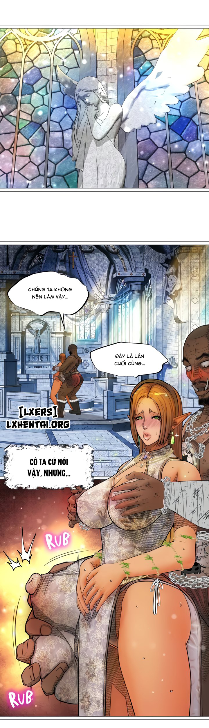 Đọc truyện hentai Nữ Hoàng Dark Elf Và Nô Lệ Orc - Chap 30