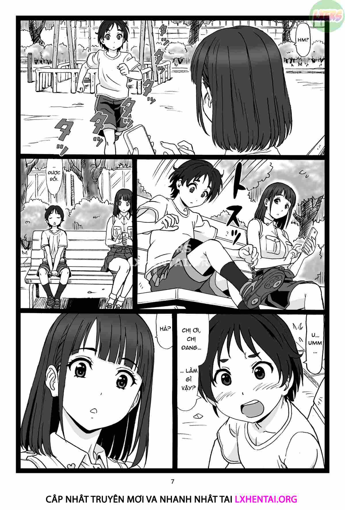 Đọc truyện hentai A Pretty Onee-San, That's Sitting On A Bench In The Park...Suddenly Says To Me: [Show Me Your Dick]. - Oneshot