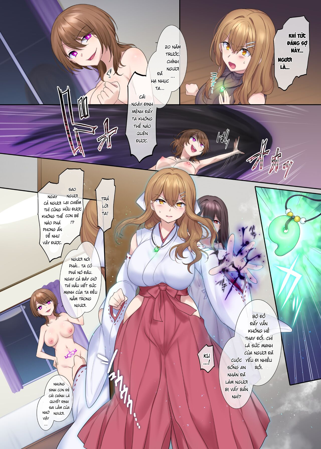 Đọc truyện hentai Fuukon no Taimafujo ~Oyako ga Akuryo ni Somari Nottorareru made~ - Oneshot