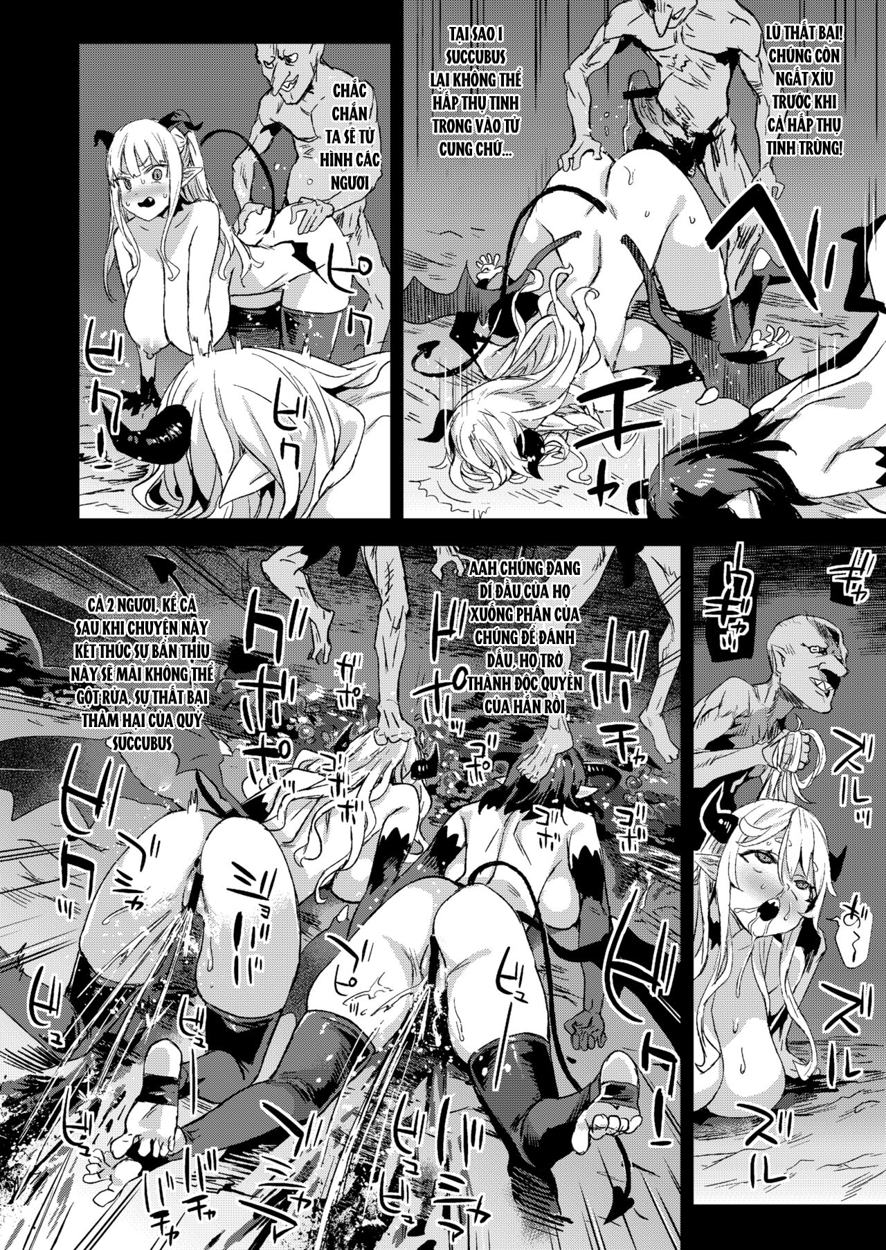 Đọc truyện hentai Nữ hoàng Succubus vs Yêu tinh nhỏ - Chap 2