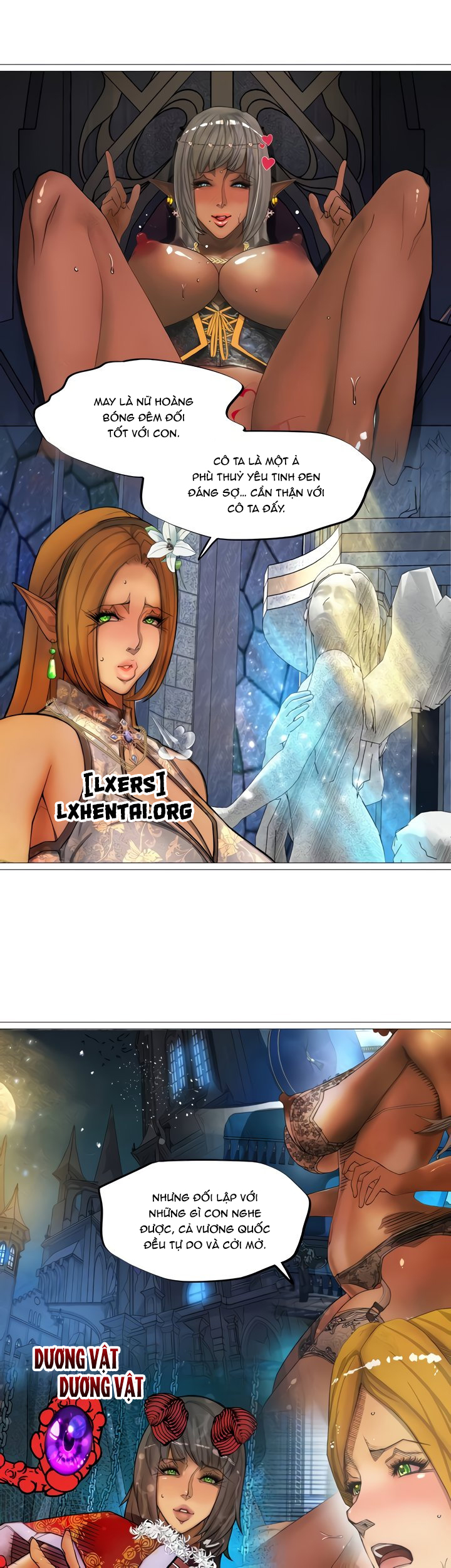 Đọc truyện hentai Nữ Hoàng Dark Elf Và Nô Lệ Orc - Chap 29