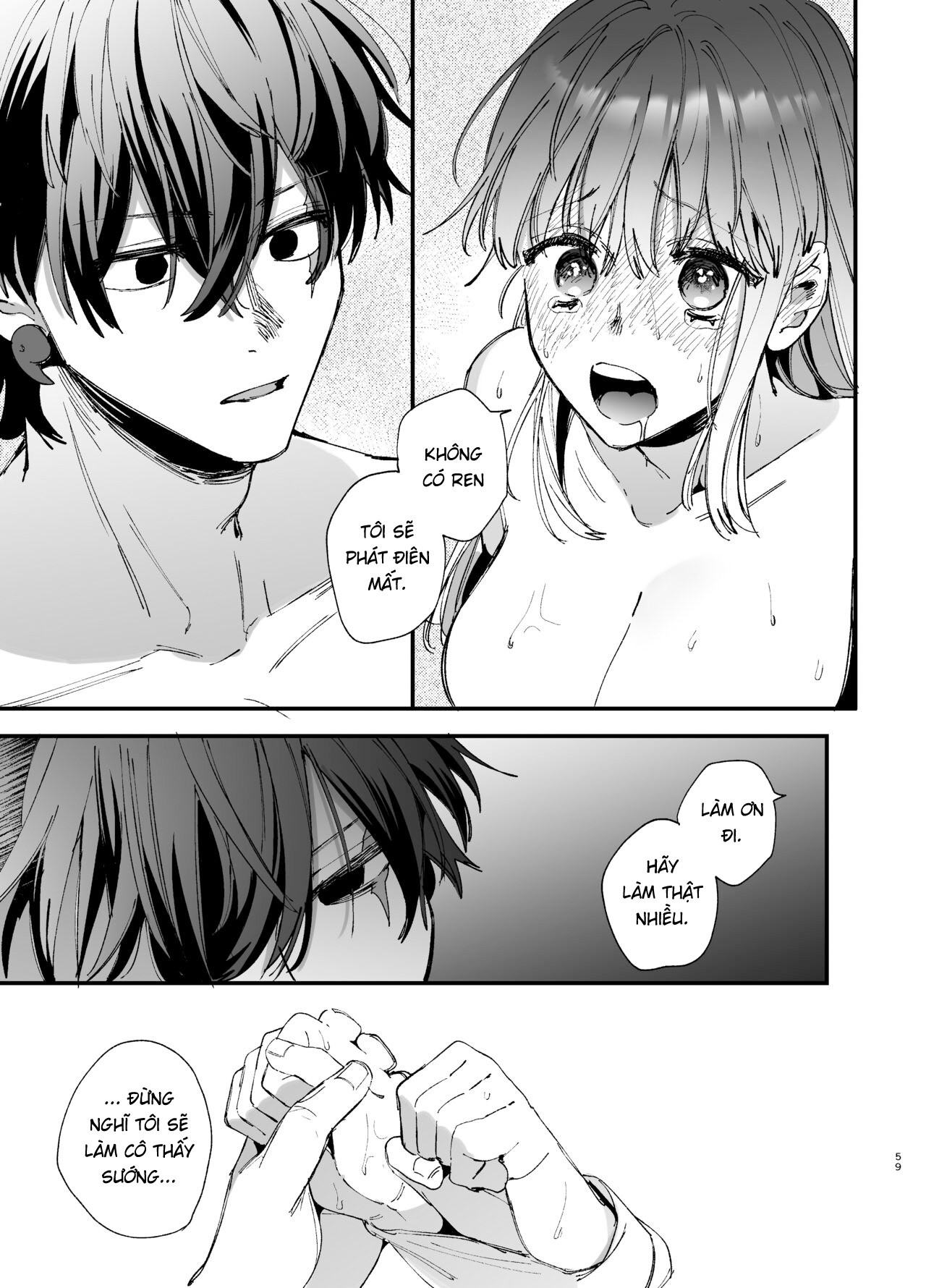 Đọc truyện hentai Cho đến khi tôi bị đè bẹp trong vòng tay của Ren-kun, kẻ phá dây mạnh nhất 2 - Chap 2: End.
