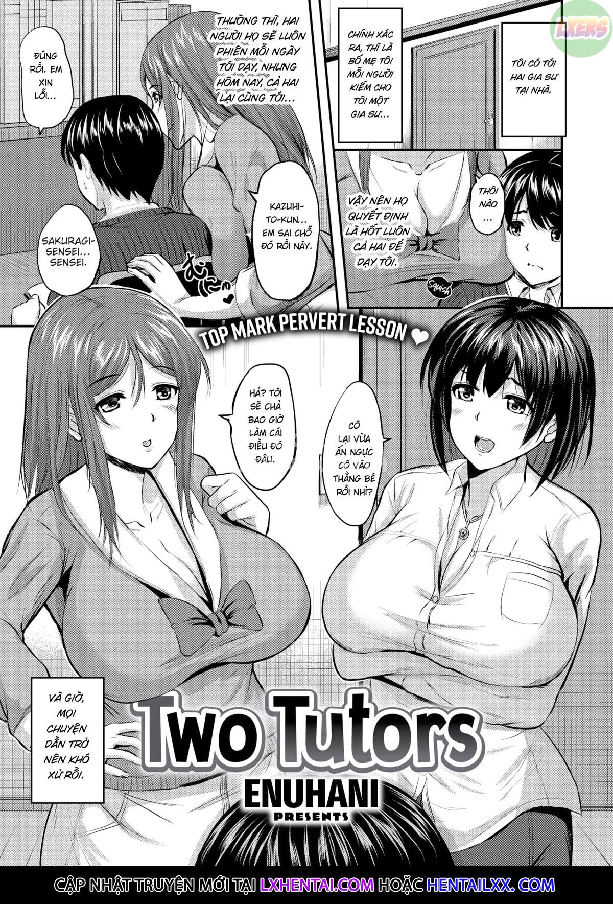 Đọc truyện hentai Hai chị gia sư - Oneshot