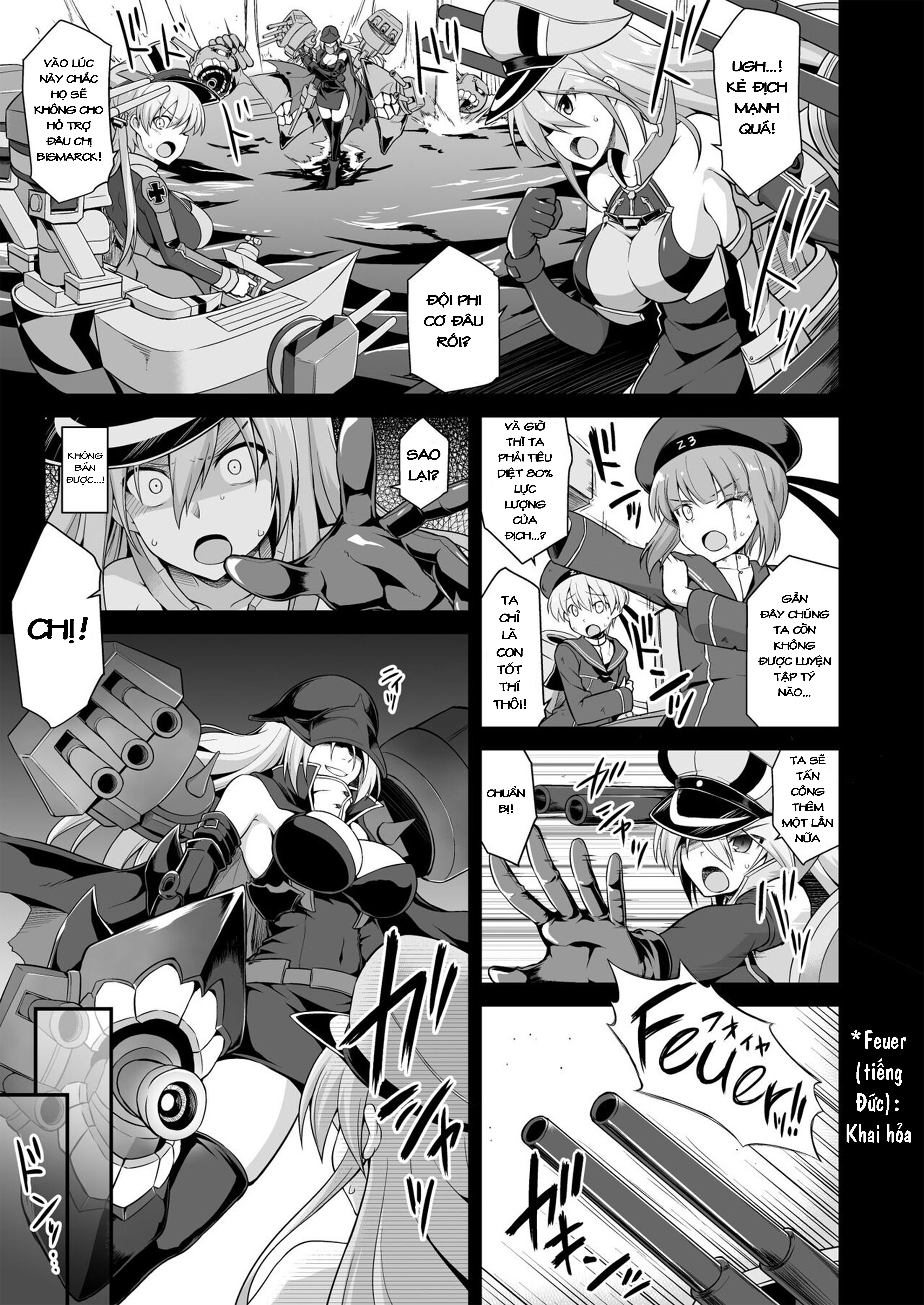 Đọc truyện hentai Đêm trước khi Kanmusu mang thai, mối tình bị đánh thuốc mê của Prinz Eugen - Oneshot