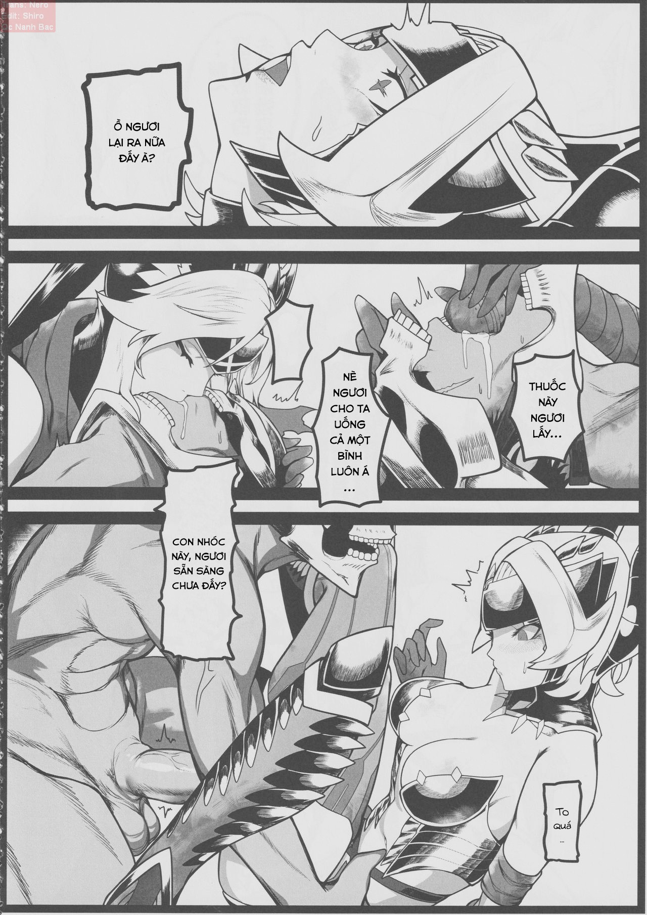 Đọc truyện hentai Double Sex (Monster Hunter) - Oneshot