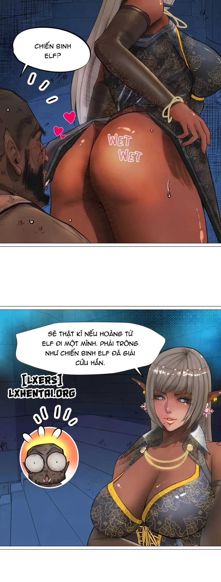 Đọc truyện hentai Nữ Hoàng Dark Elf Và Nô Lệ Orc - Chap 25