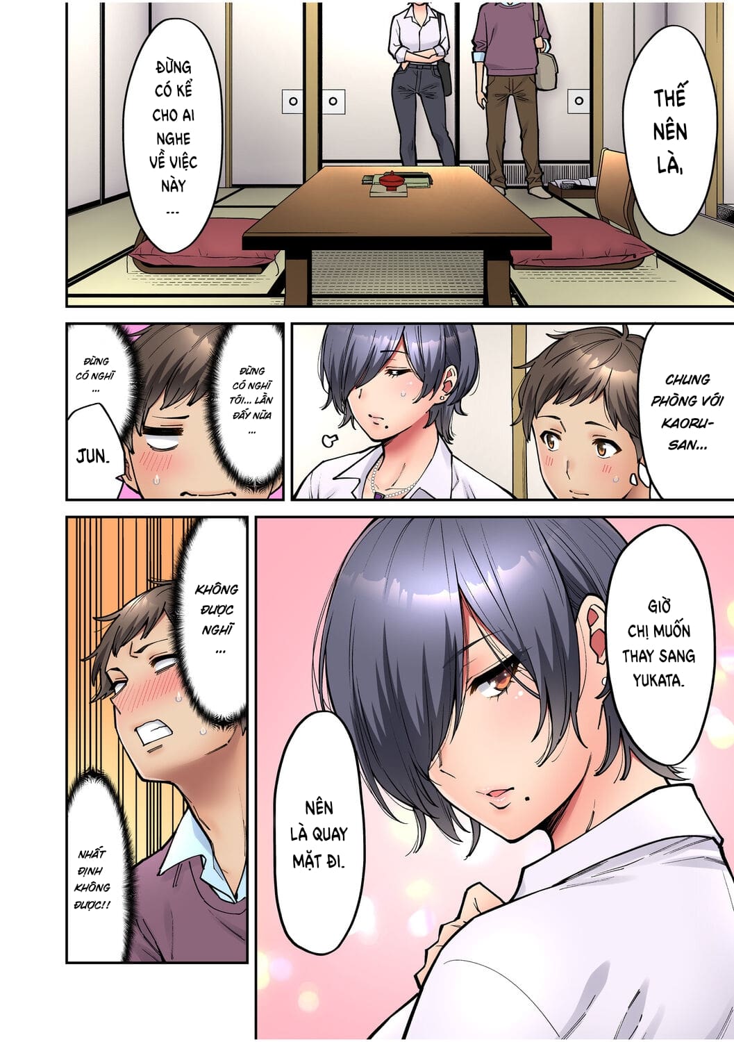 Đọc truyện hentai Làm tình với vị sếp say xỉn mà tôi ngưỡng mộ! - Chap 3: Suối nước nóng