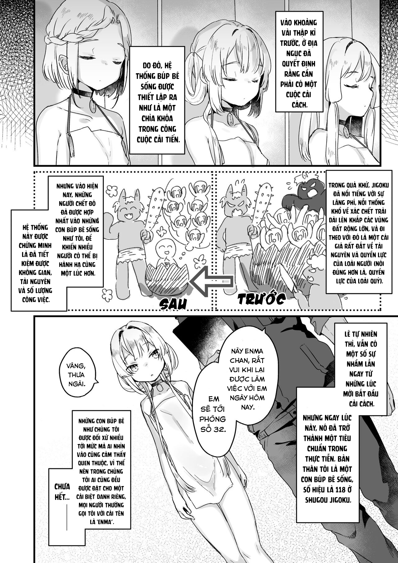 Đọc truyện hentai Enma-chan, búp bê ở địa ngục. - Oneshot