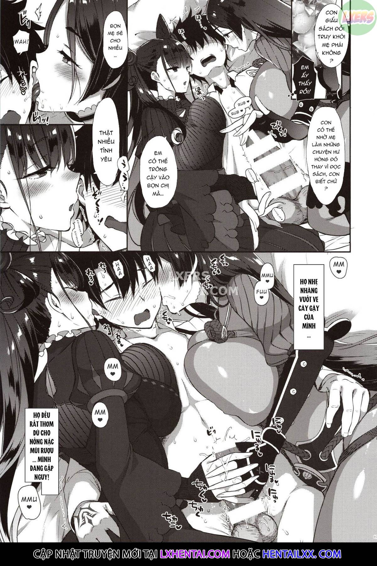Đọc truyện hentai Chaldea Master datte Raikou to Shikibu ni Amaetai!! - Oneshot
