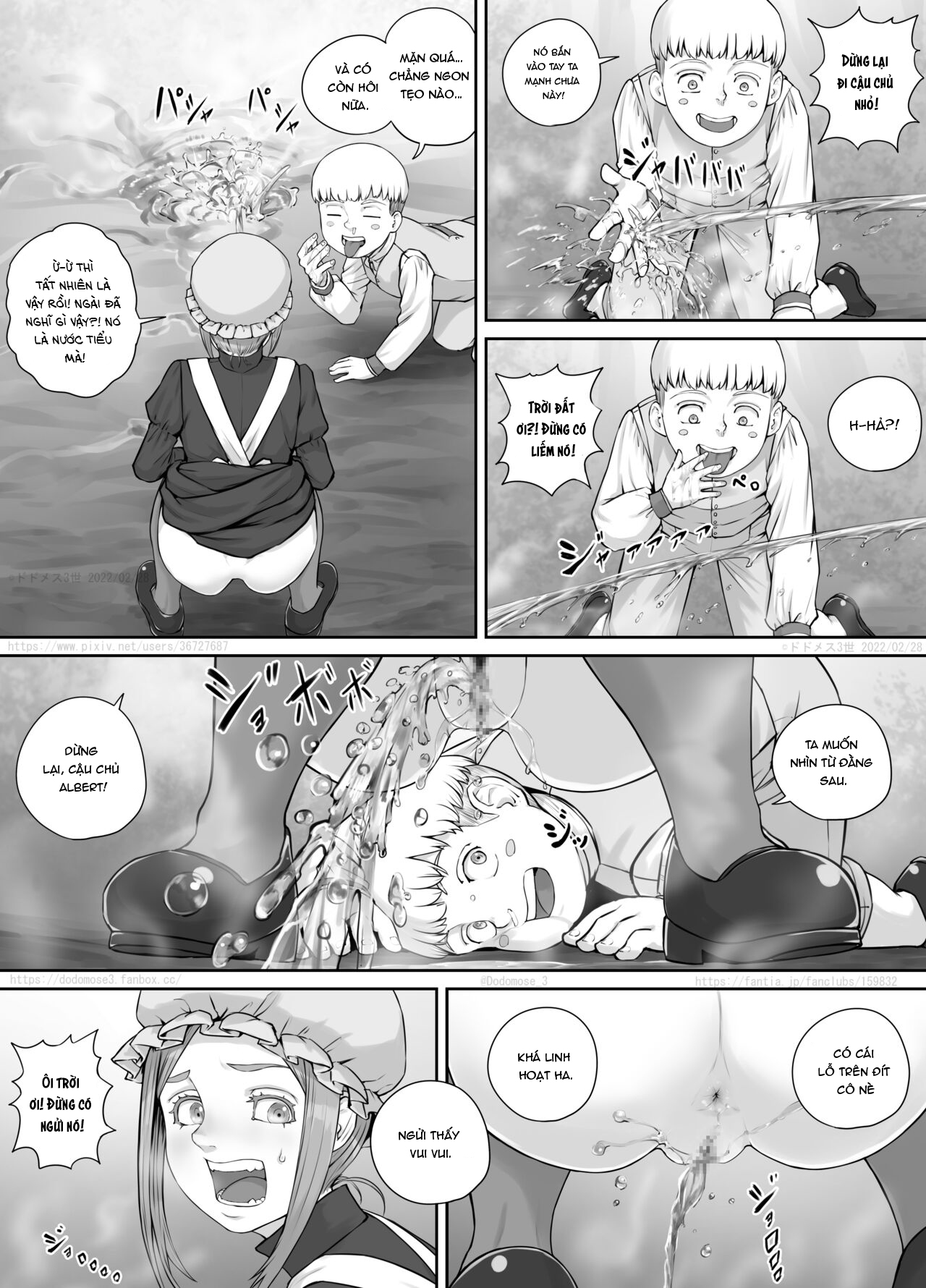 Đọc truyện hentai Manga hầu gái và tu sĩ - Oneshot.
