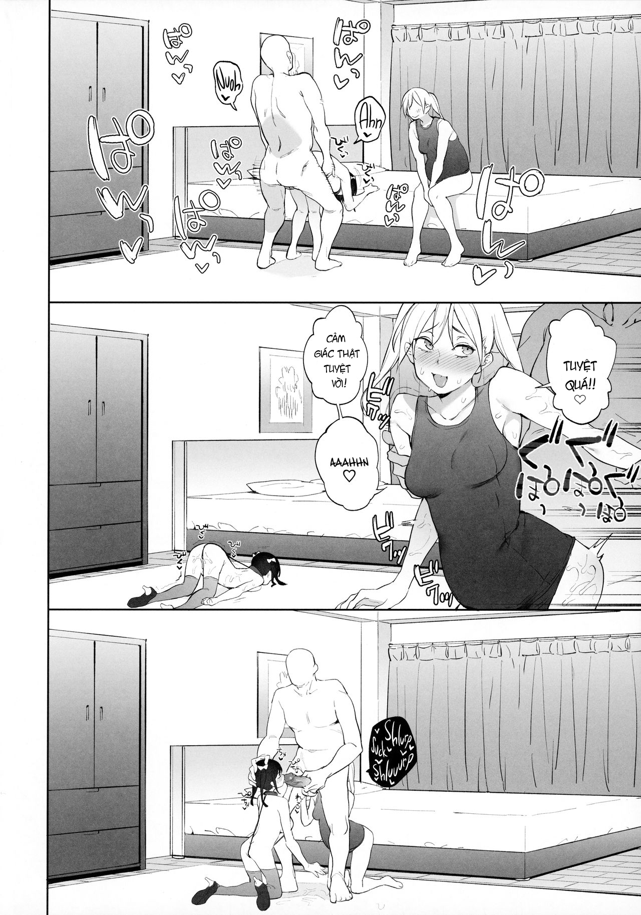 Đọc truyện hentai Chinpo no Dekasa de shika Otoko no Kachi ga Wakaranaku Natta - Oneshot