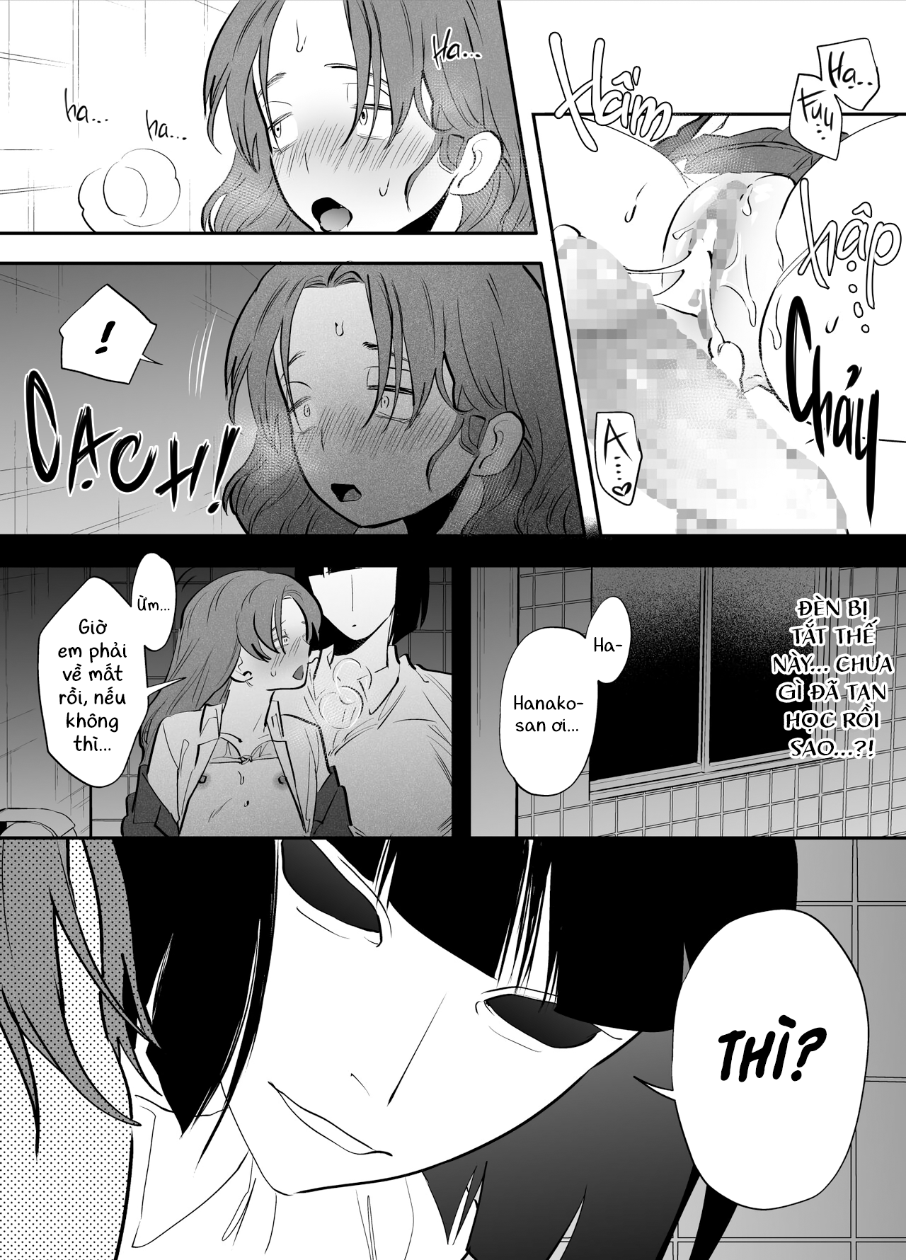 Đọc truyện hentai Mình, WC, và futanari Hanako-san - Sợ wa sợ wa