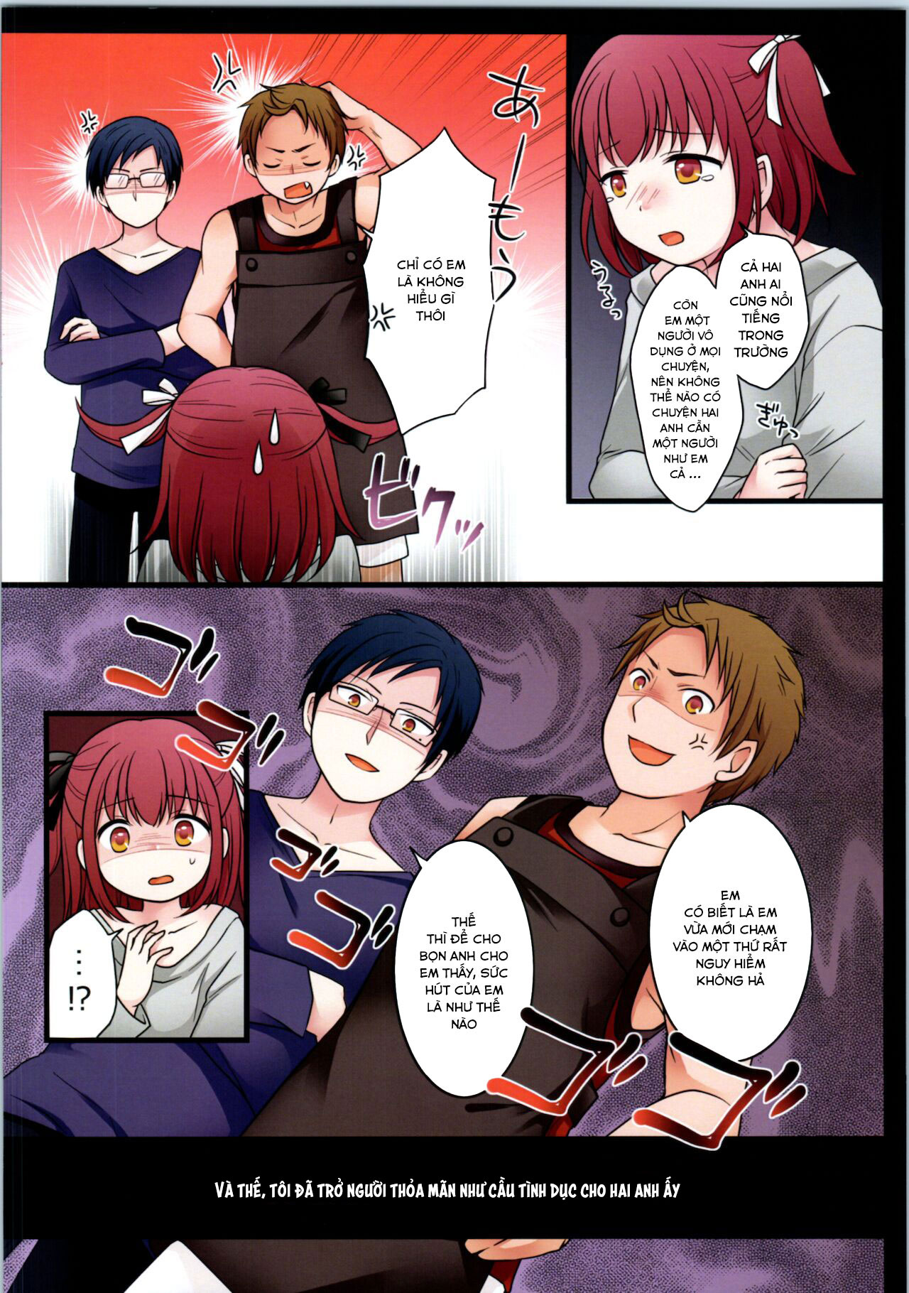 Đọc truyện hentai TS Shite Onitatchi no Seiyokushori Kakari ni natta tachi no toaru Ichinichi - Oneshot