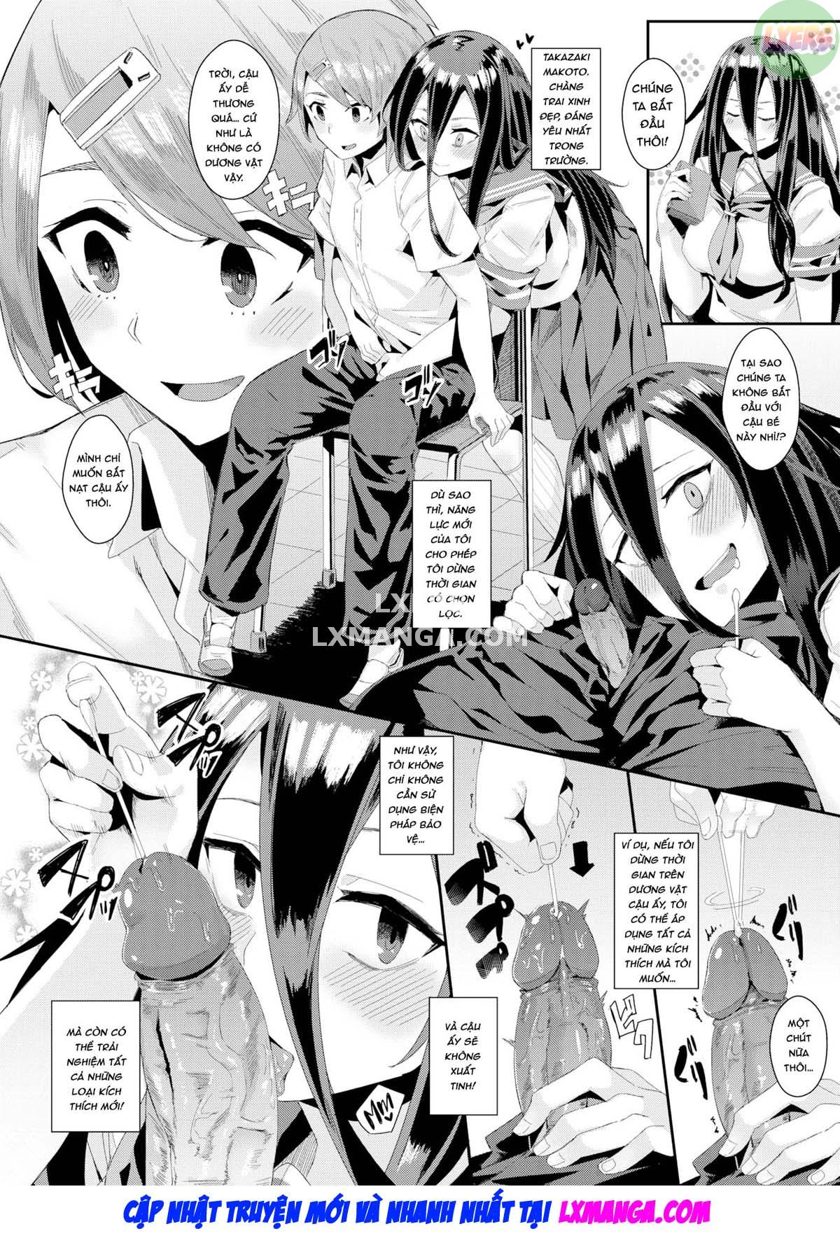 Đọc truyện hentai Yokkyuu Fuman no Time Keeper - Oneshot