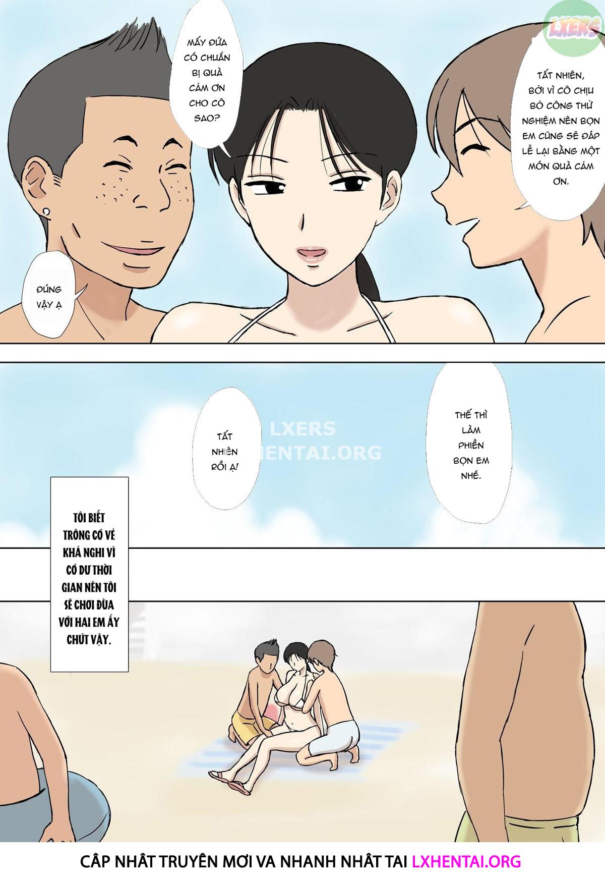 Đọc truyện hentai Karamare Tsuma No Kyouko-San Abunai Kaisuiyoku Hen + Zetsurin Gikei Hen - Oneshot