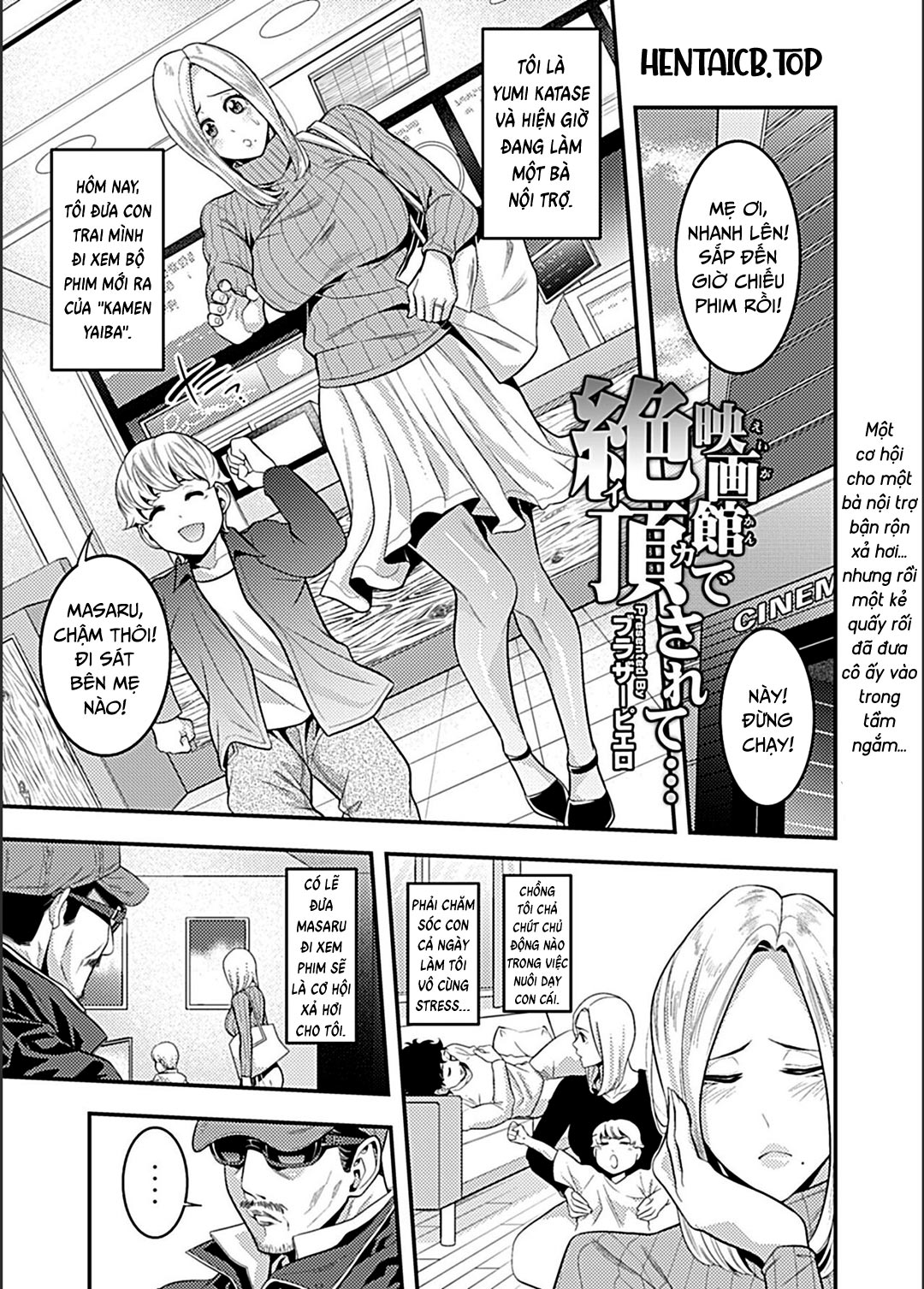 Đọc truyện hentai Lên đỉnh trong rạp phim - Oneshot
