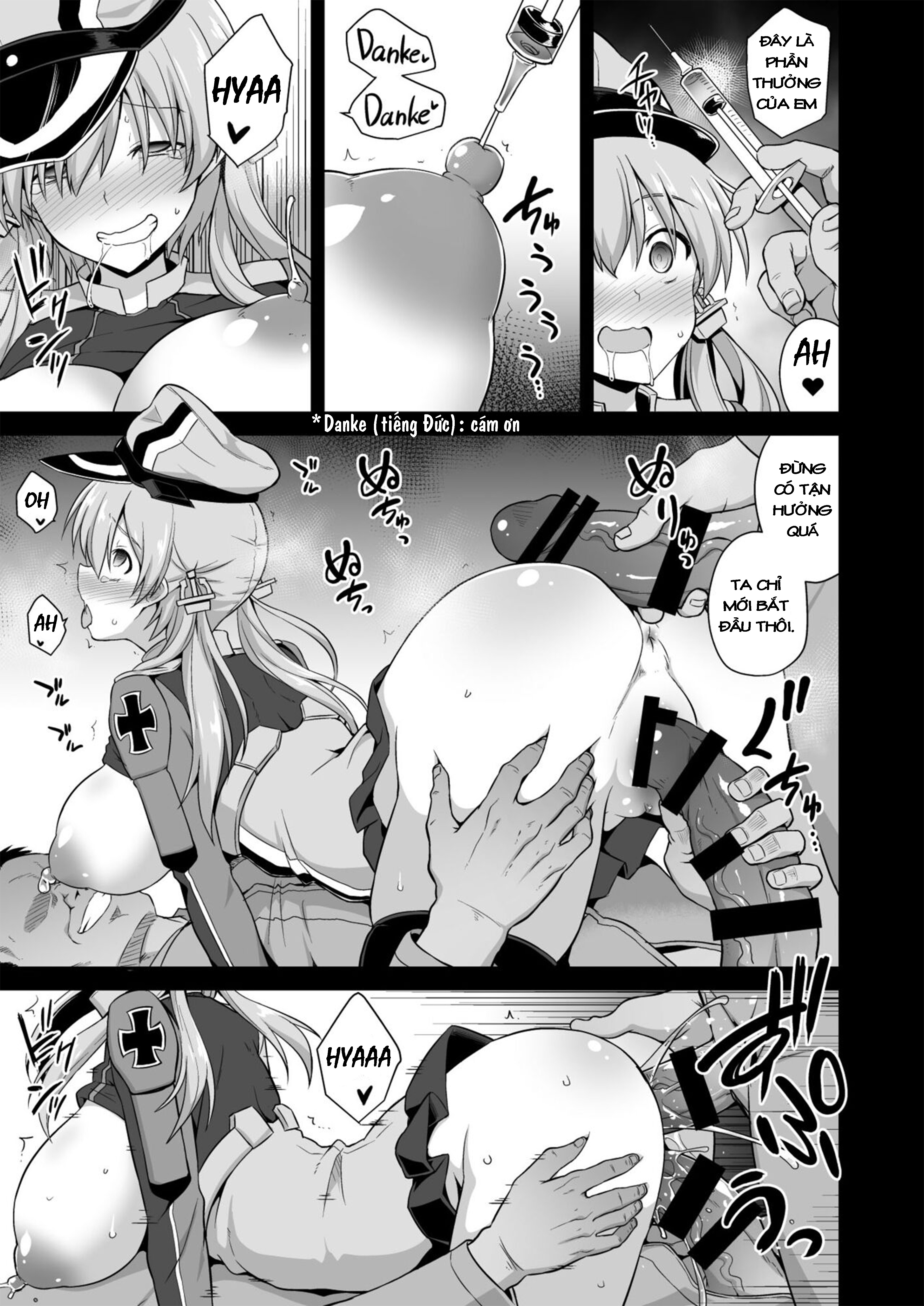 Đọc truyện hentai Đêm trước khi Kanmusu mang thai, mối tình bị đánh thuốc mê của Prinz Eugen - Oneshot