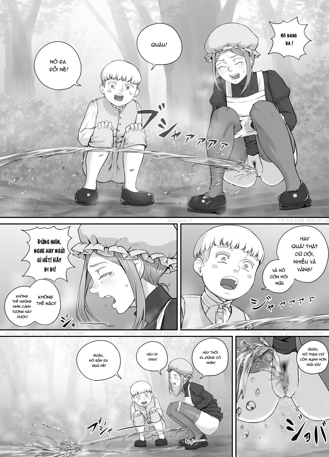Đọc truyện hentai Manga hầu gái và tu sĩ - Oneshot.