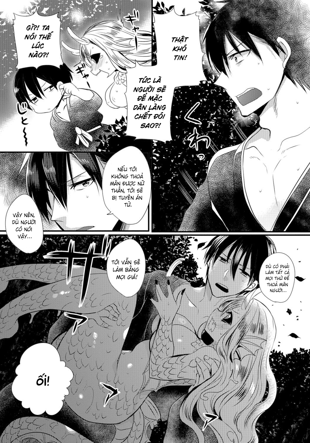 Đọc truyện hentai Hy sinh cho nữ thần rồng - Oneshot