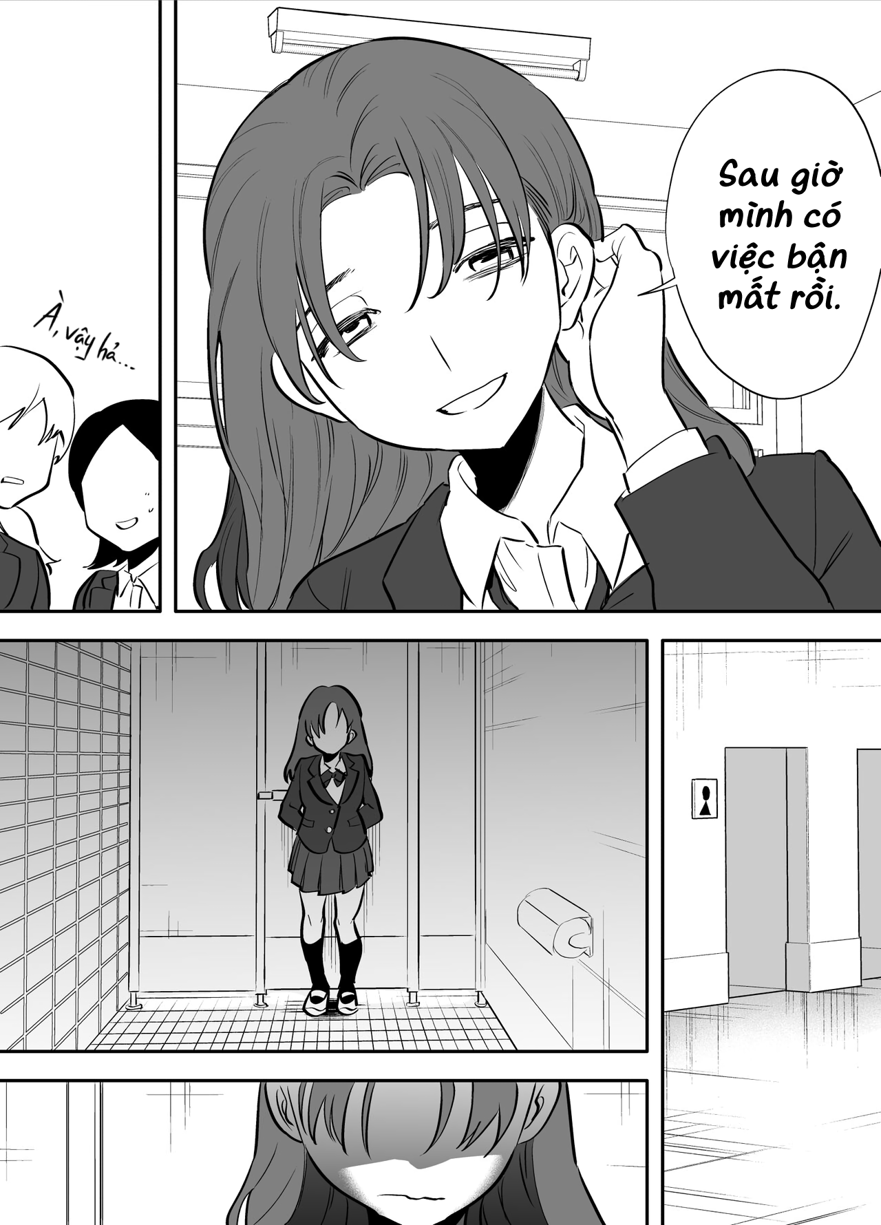 Đọc truyện hentai Mình, WC, và futanari Hanako-san - Sợ wa sợ wa