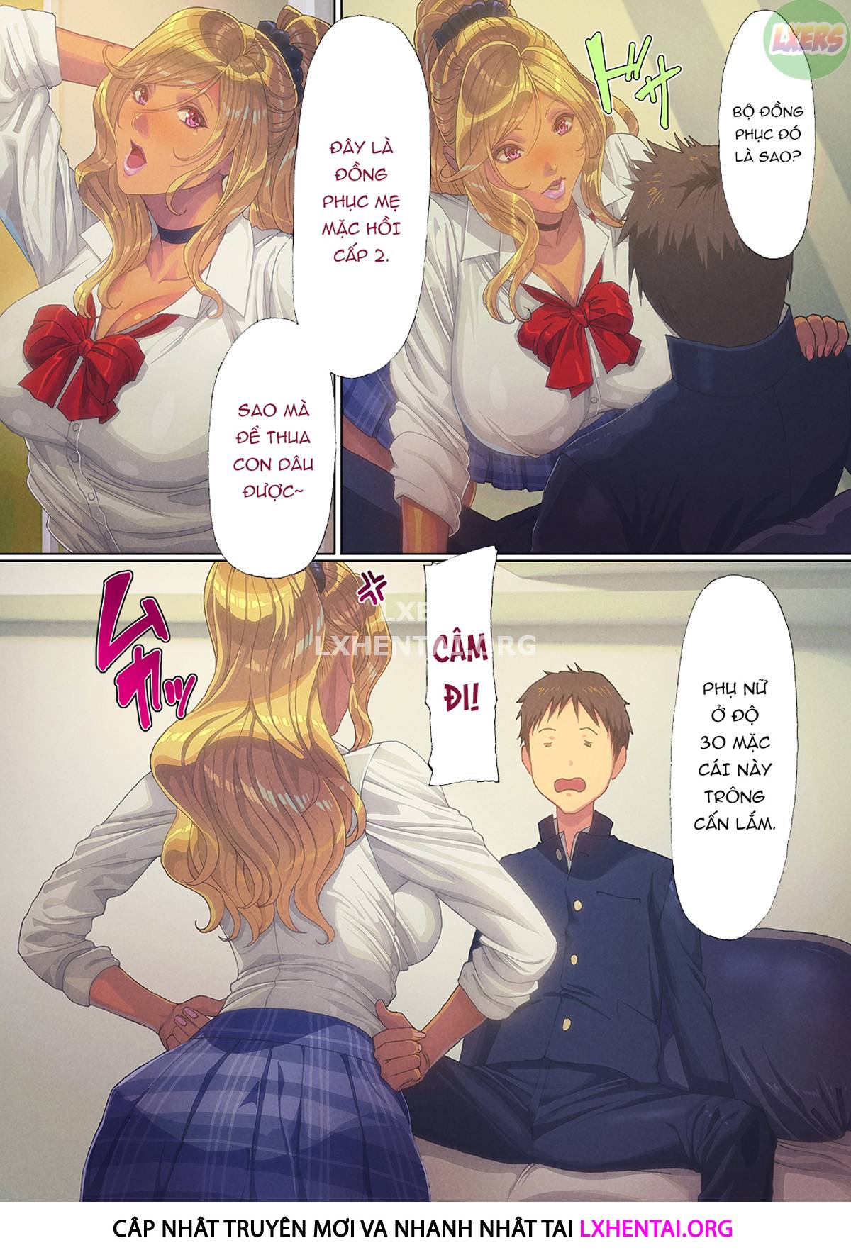 Đọc truyện hentai Mẹ Gyaru xuất hiện ở nhà tôi!! - Chap 2 - [END]