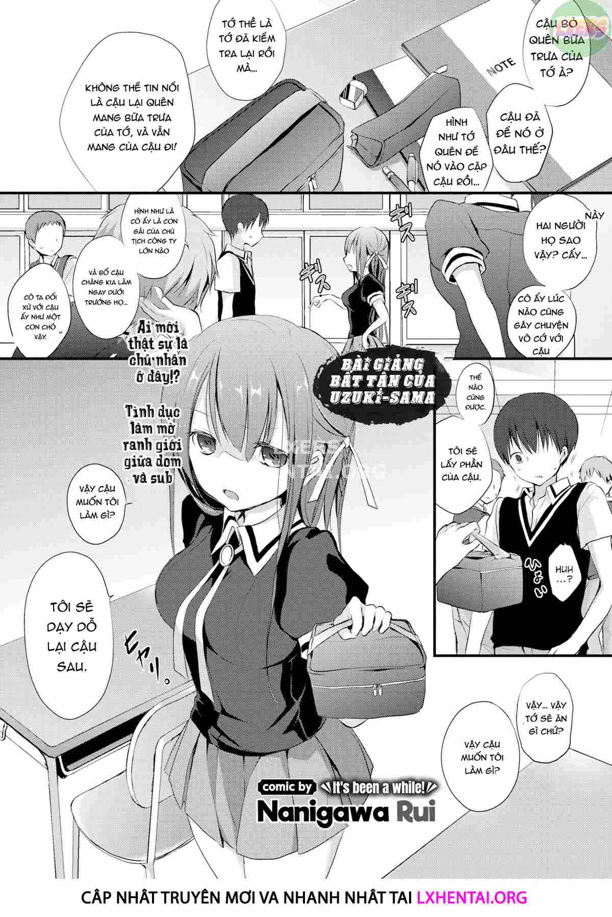 Đọc truyện hentai Tiết Học Bất Tận của Uzuki-sama - Oneshot