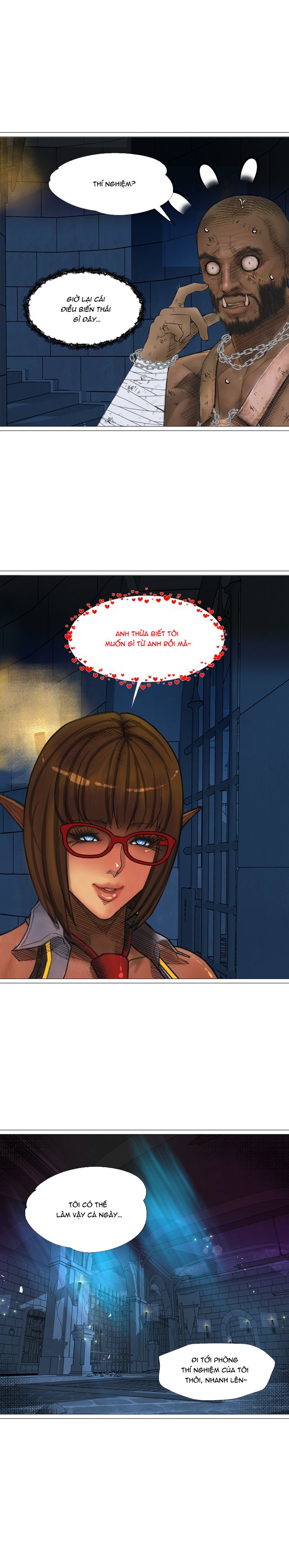 Đọc truyện hentai Nữ Hoàng Dark Elf Và Nô Lệ Orc - Chap 15